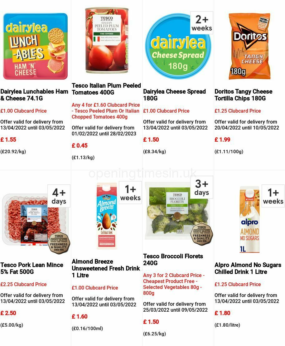 TESCO Offers from 27 April