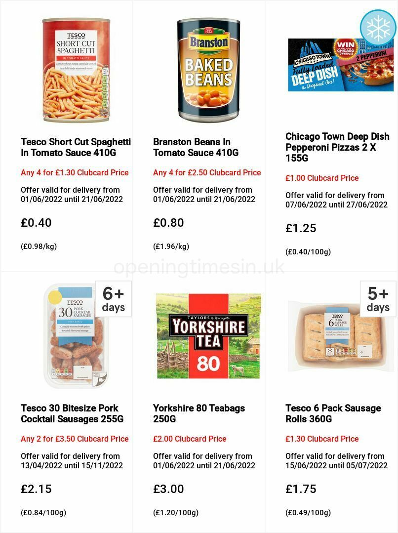 TESCO Offers from 15 June