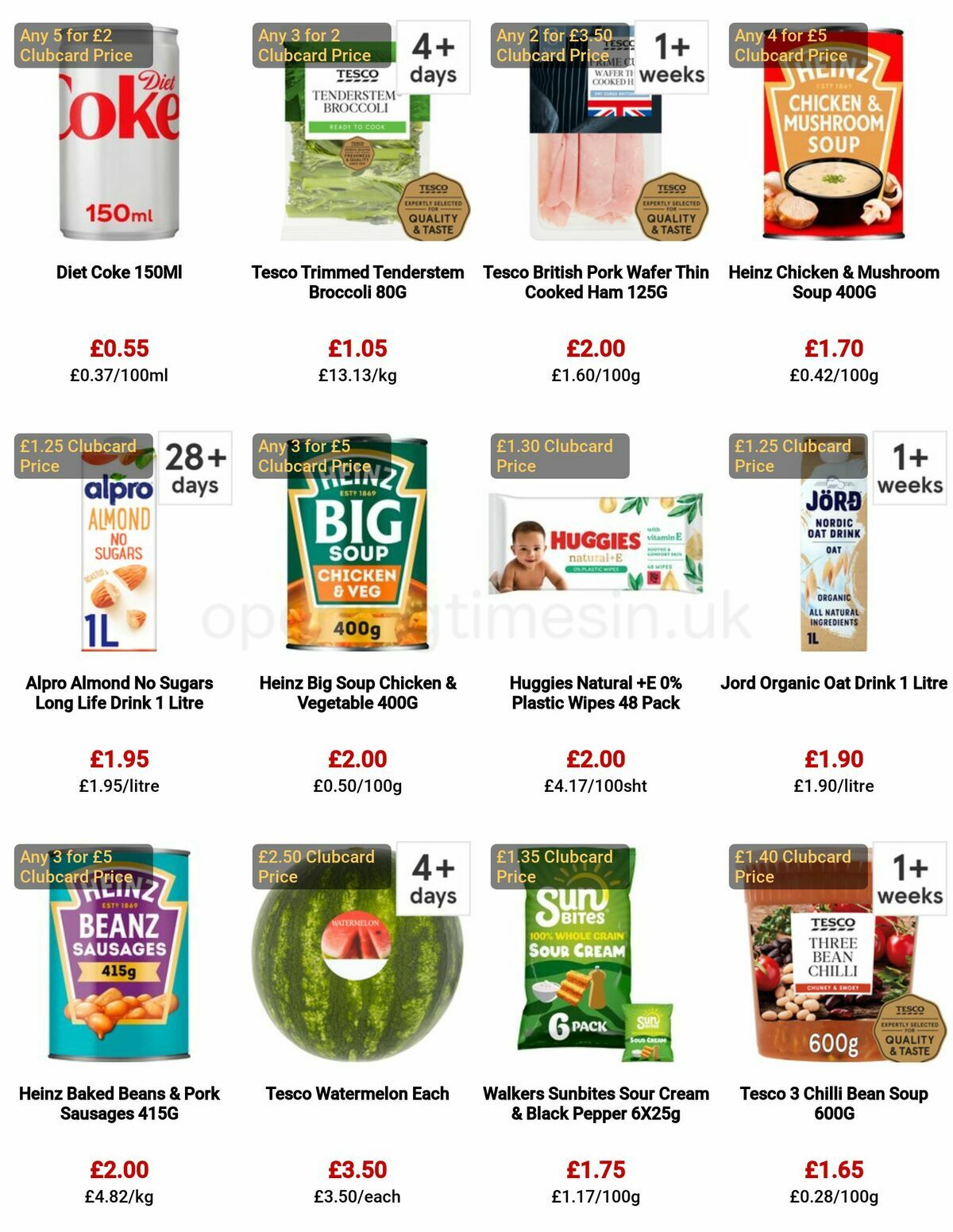 TESCO Offers from 18 January