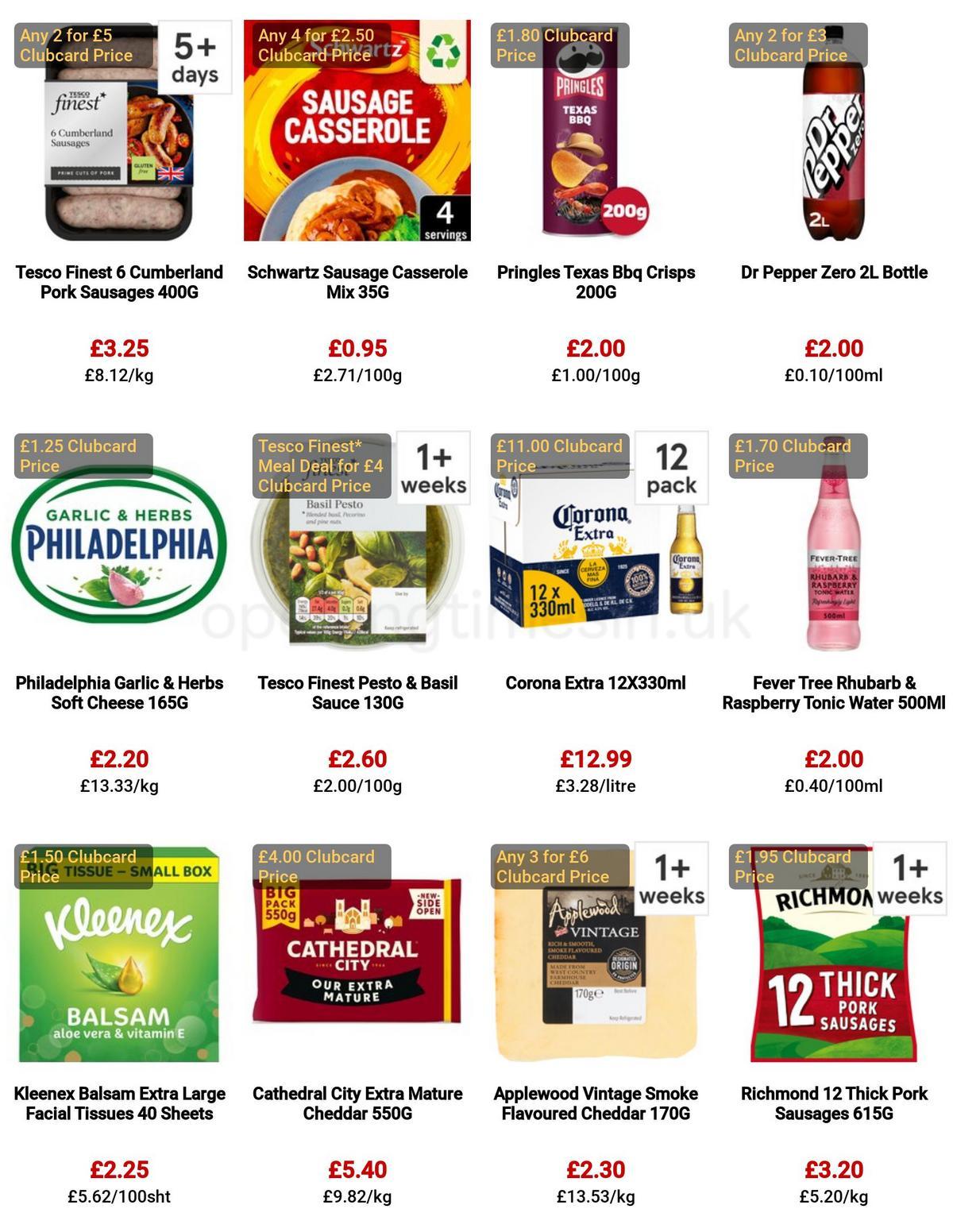 TESCO Offers from 30 March