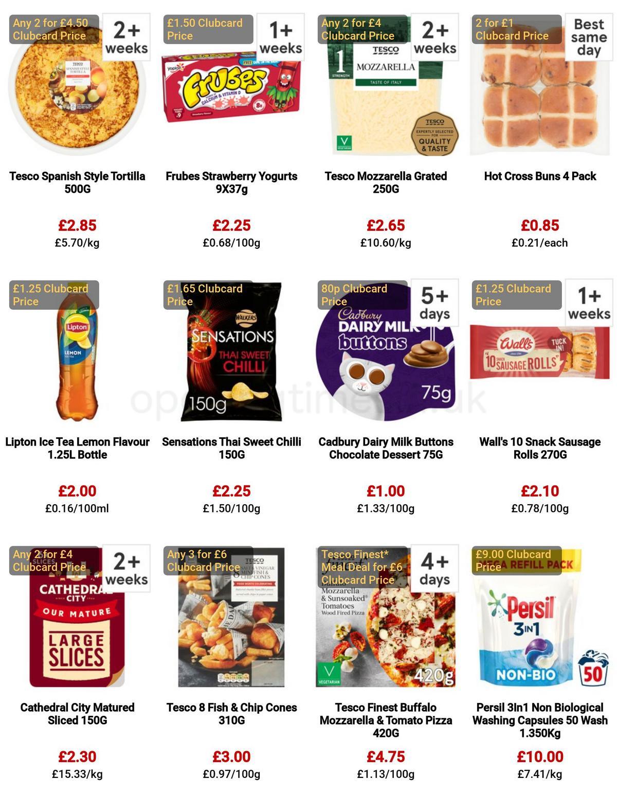 TESCO Offers from 30 March