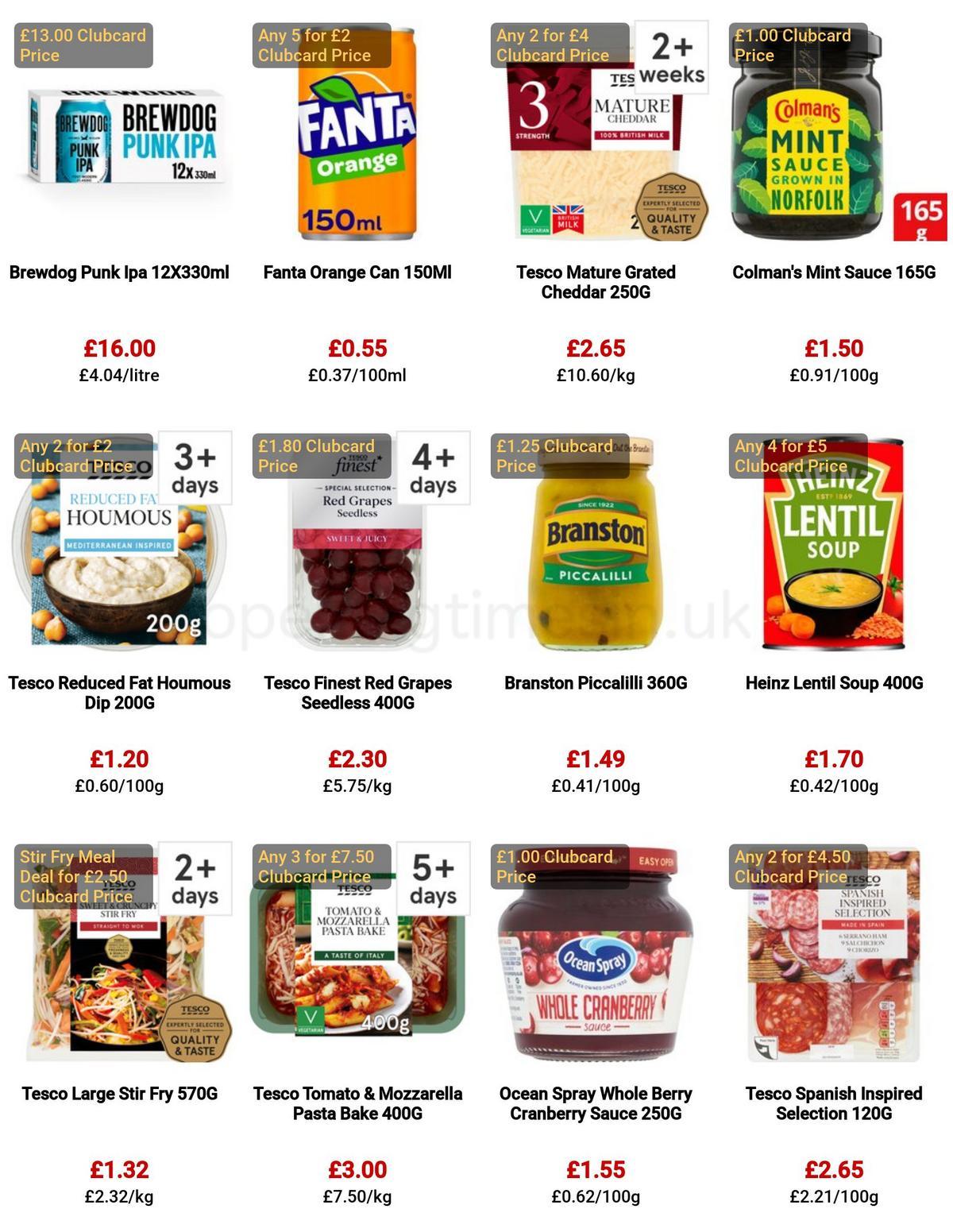 TESCO Offers from 30 March