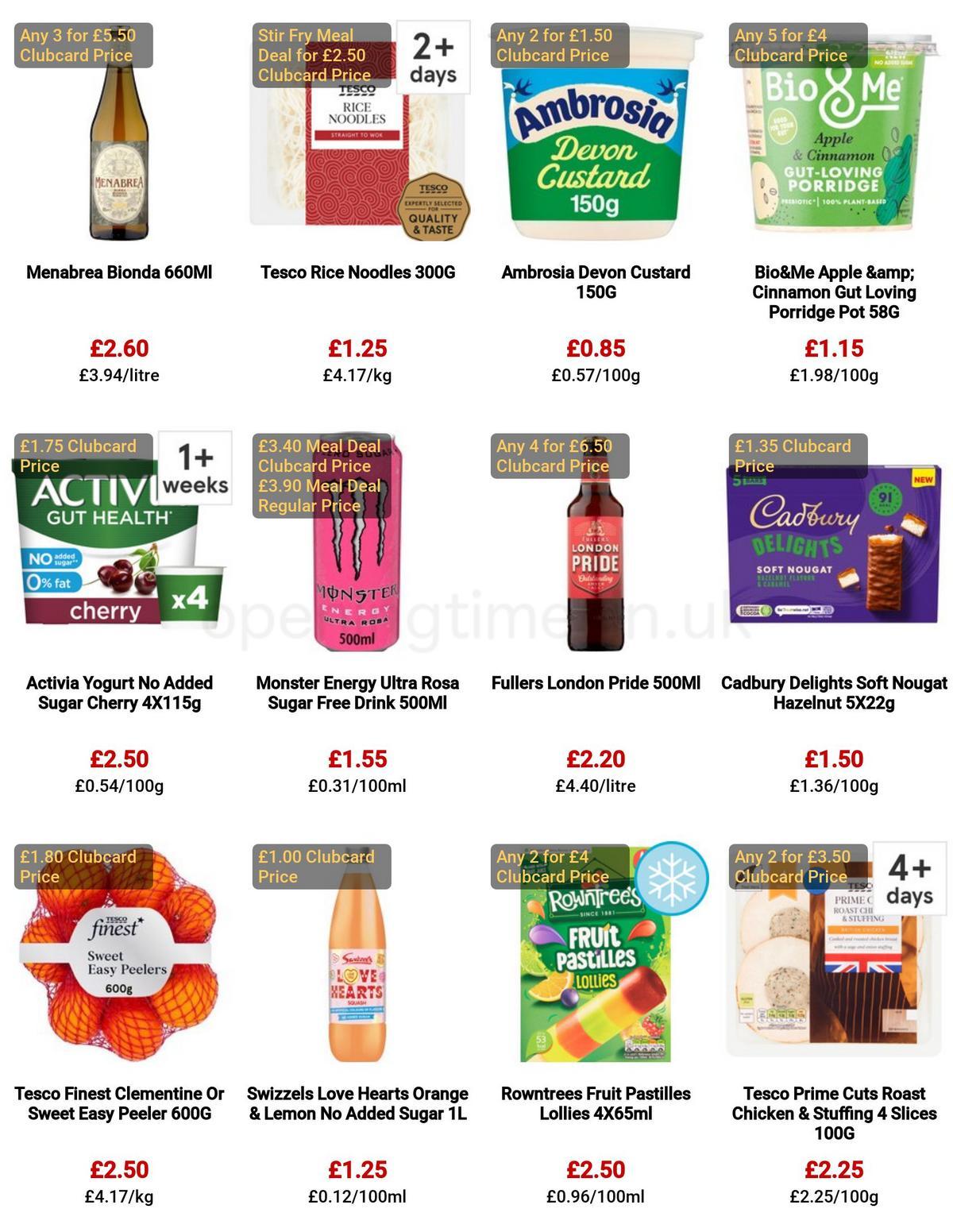 TESCO Offers from 30 March