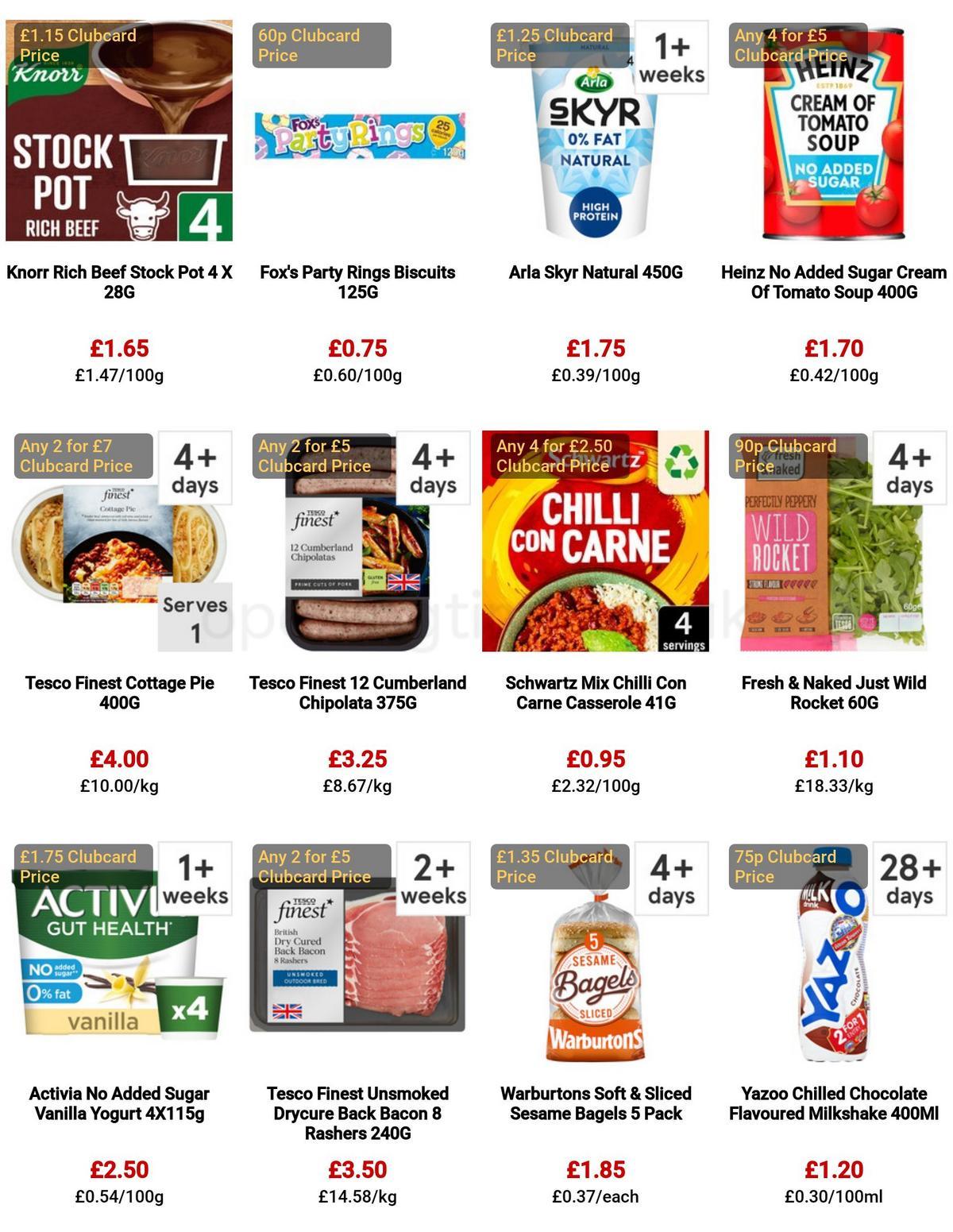 TESCO Offers from 30 March