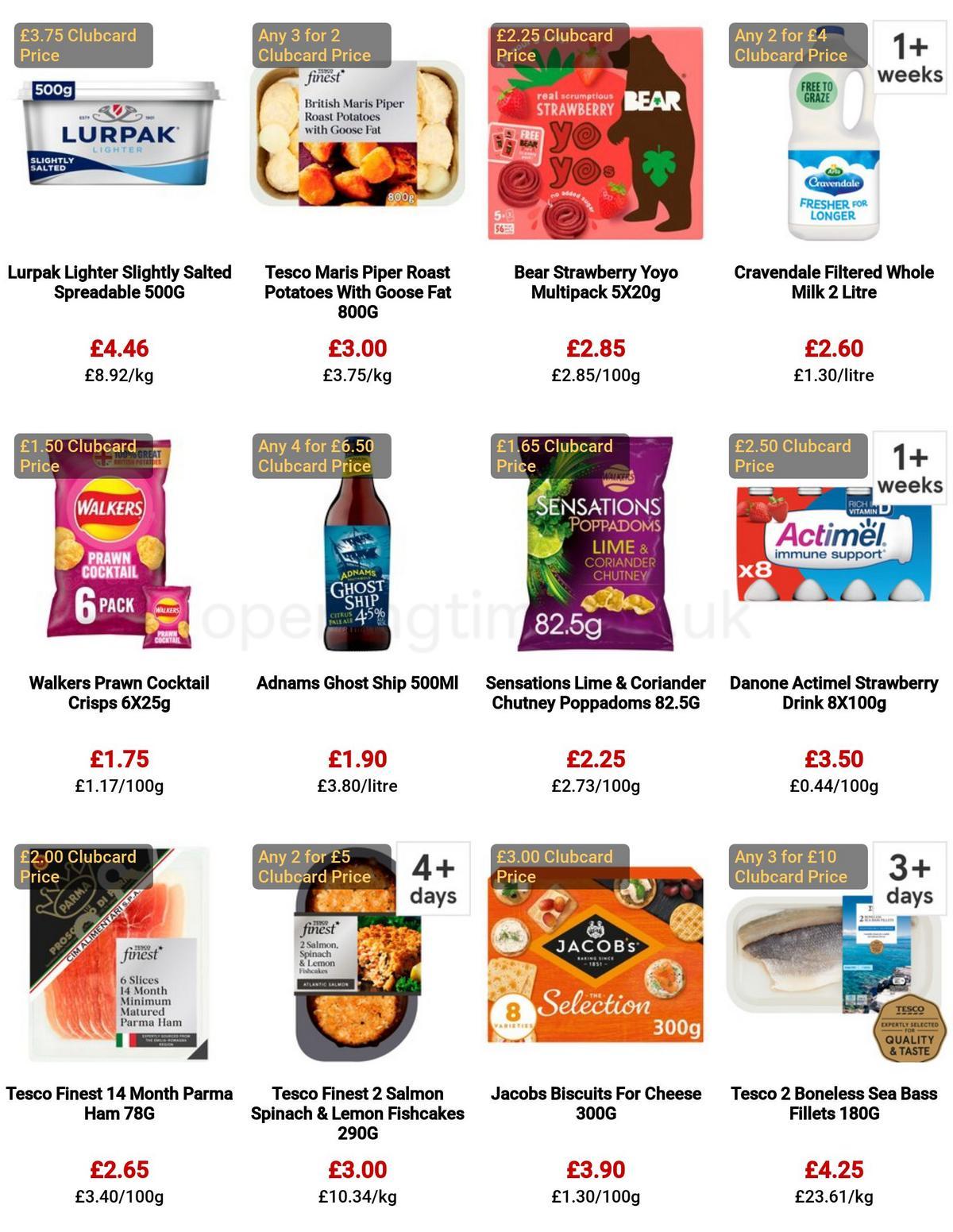 TESCO Offers from 30 March