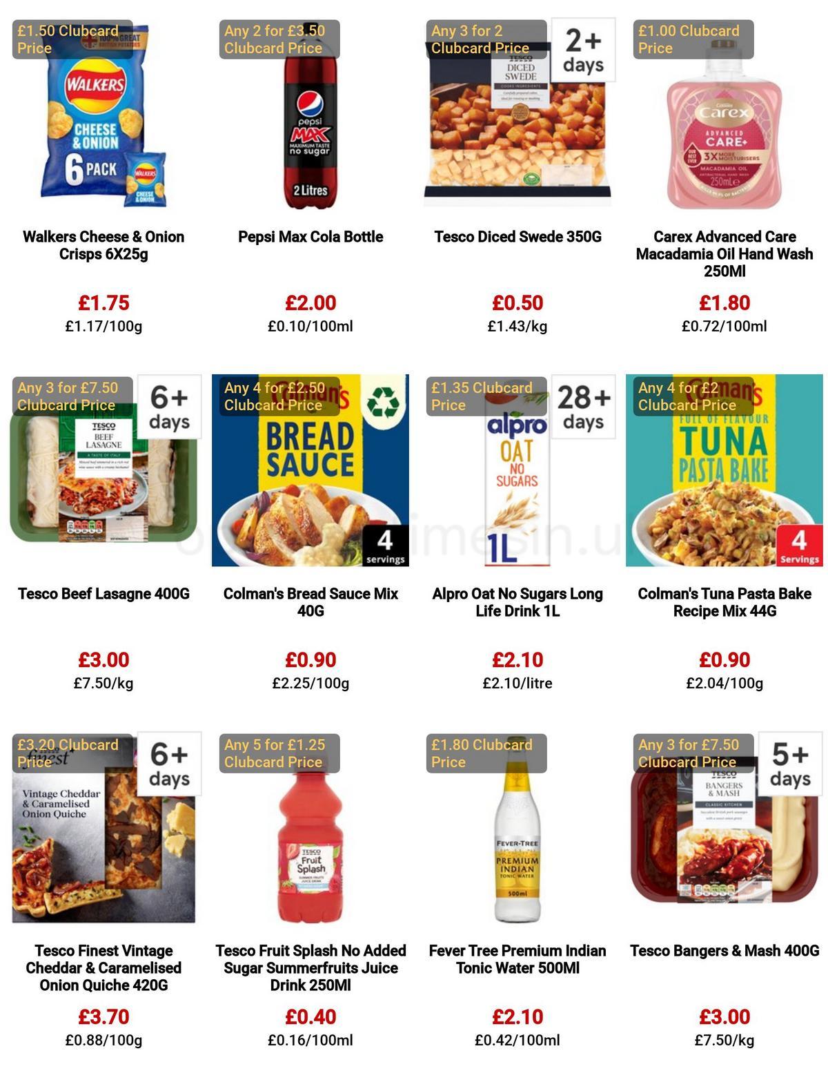 TESCO Offers from 30 March