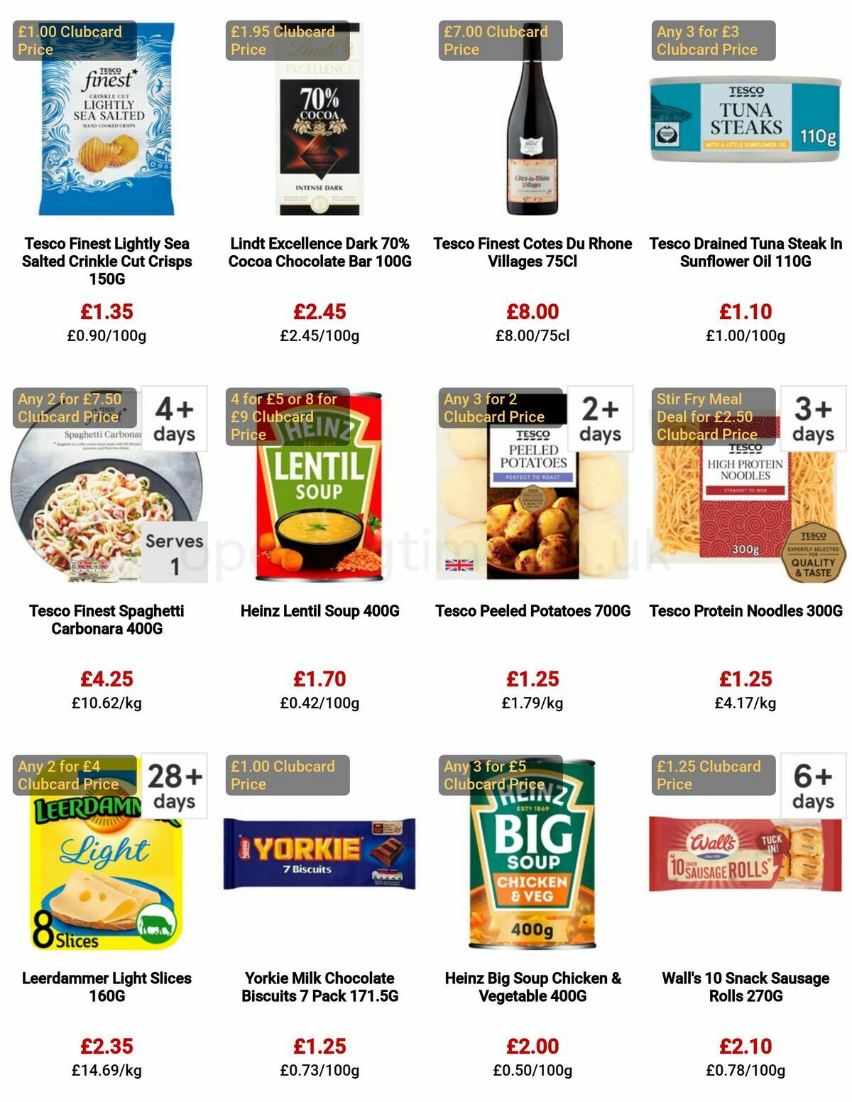 TESCO Offers from 4 May