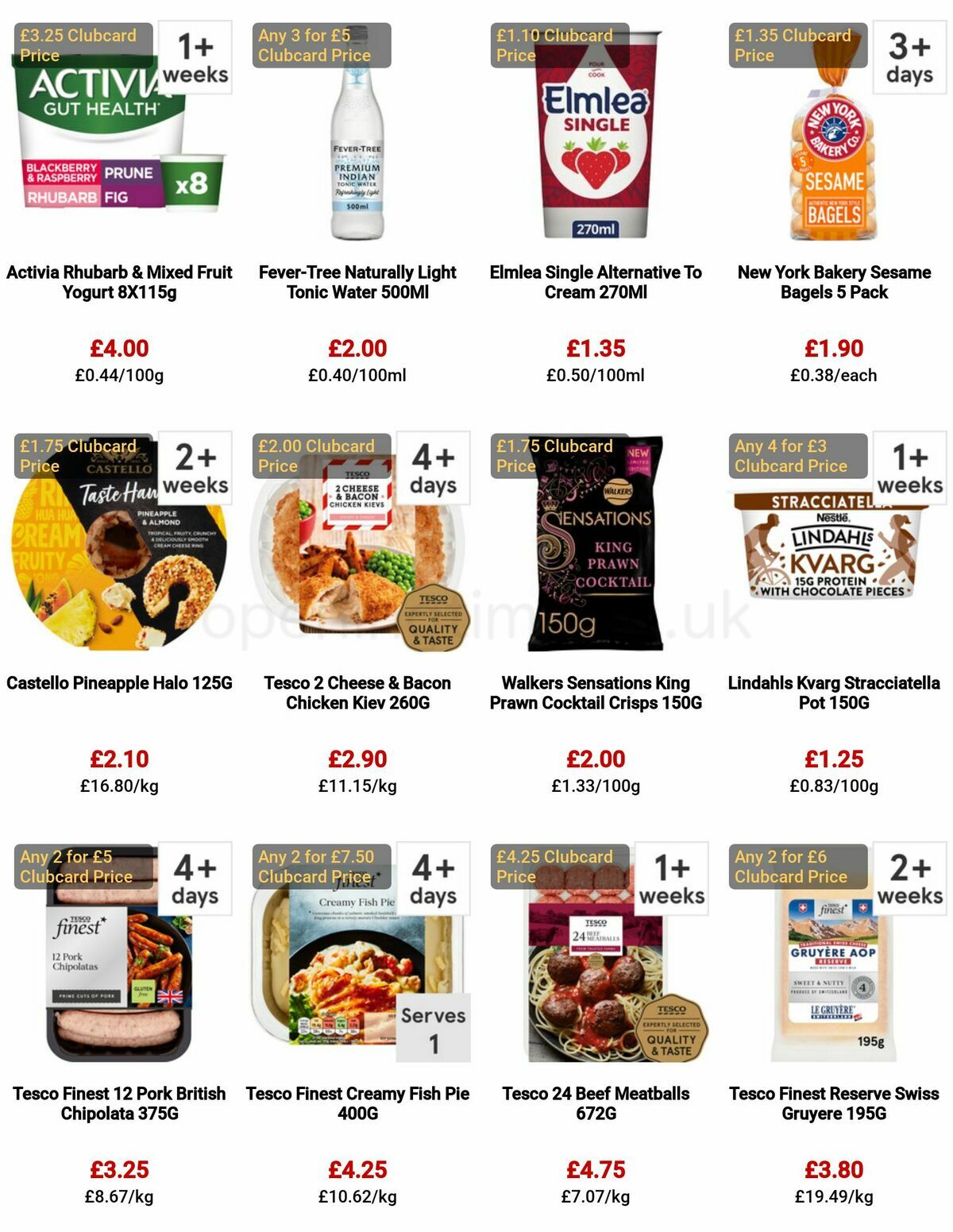 TESCO Offers from 4 May