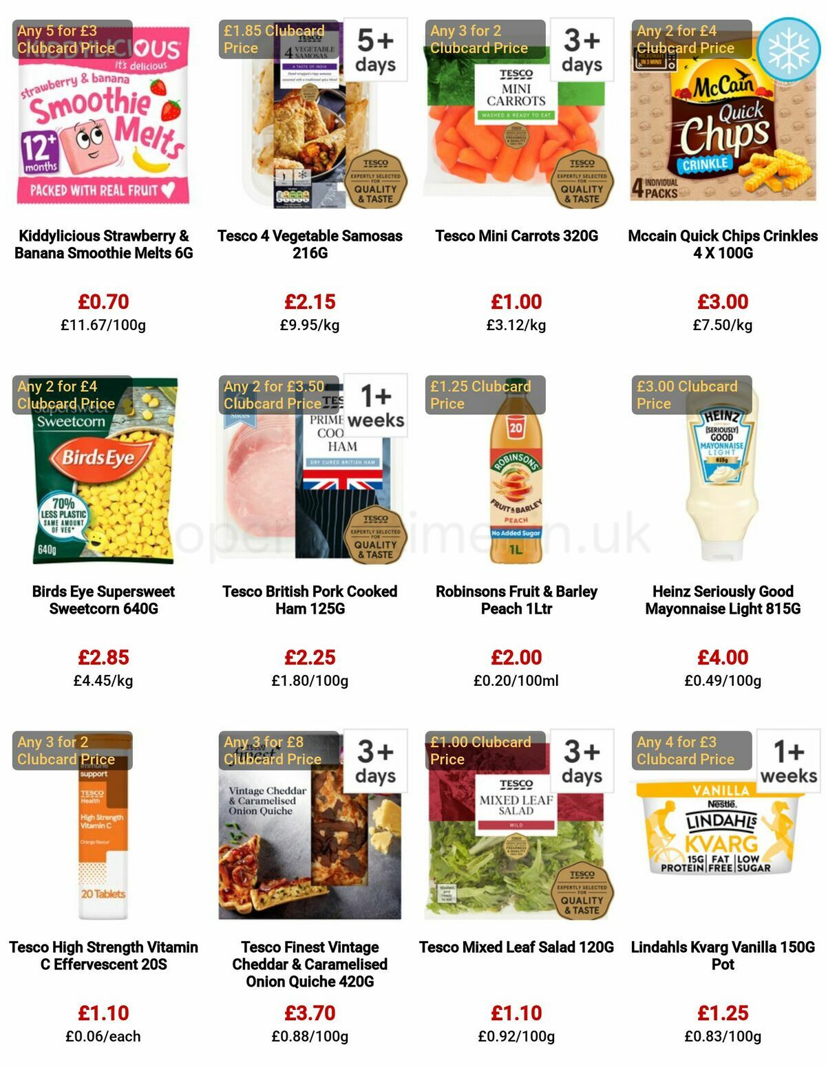 TESCO Offers from 4 May