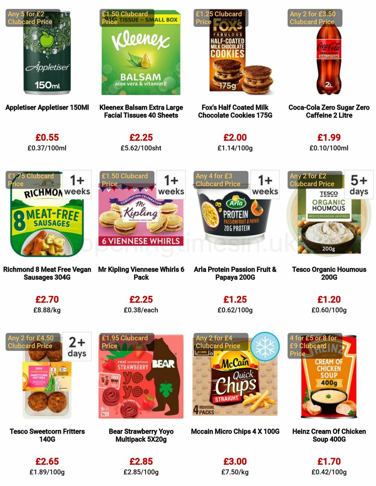 TESCO Offers from 4 May