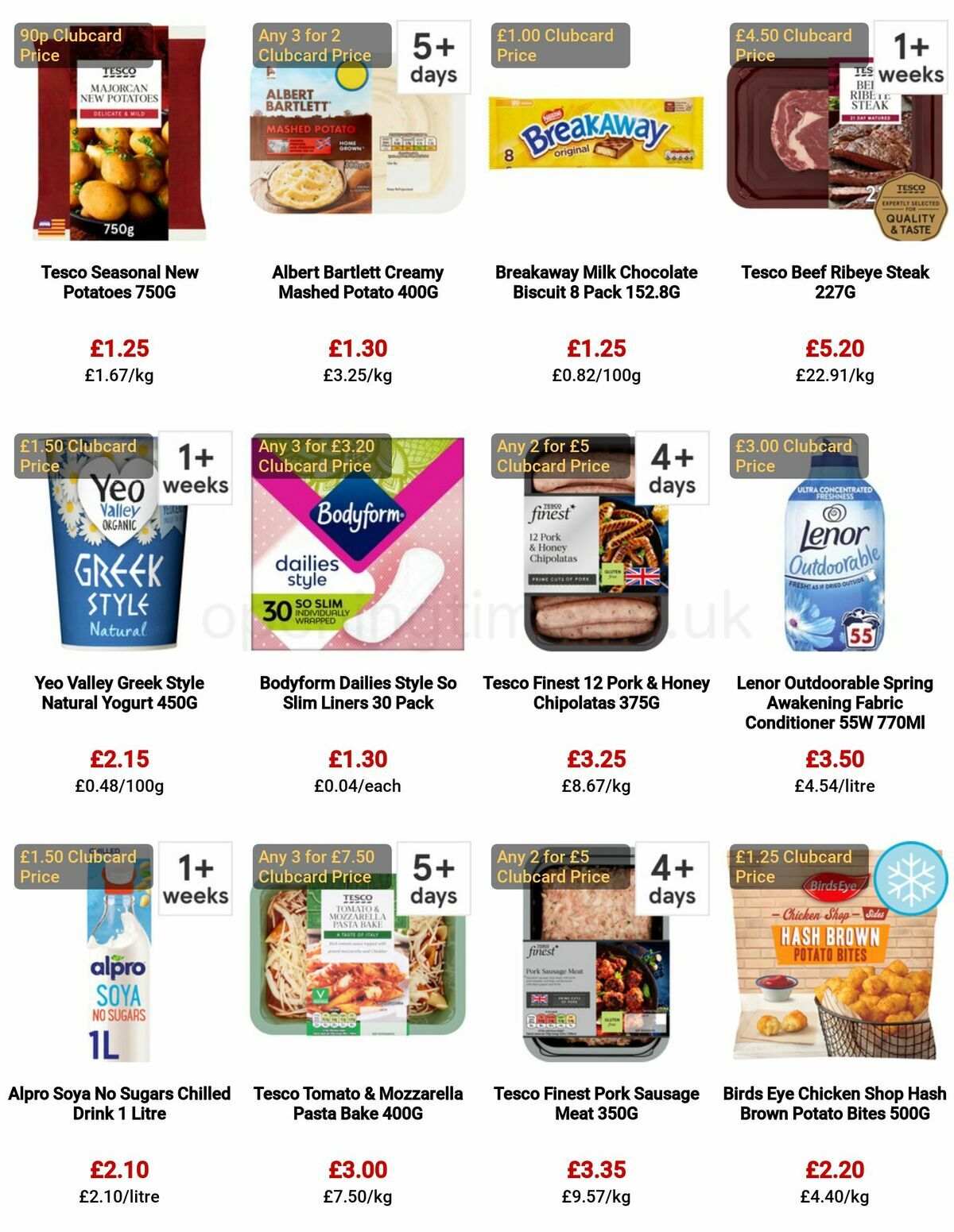 TESCO Offers from 4 May