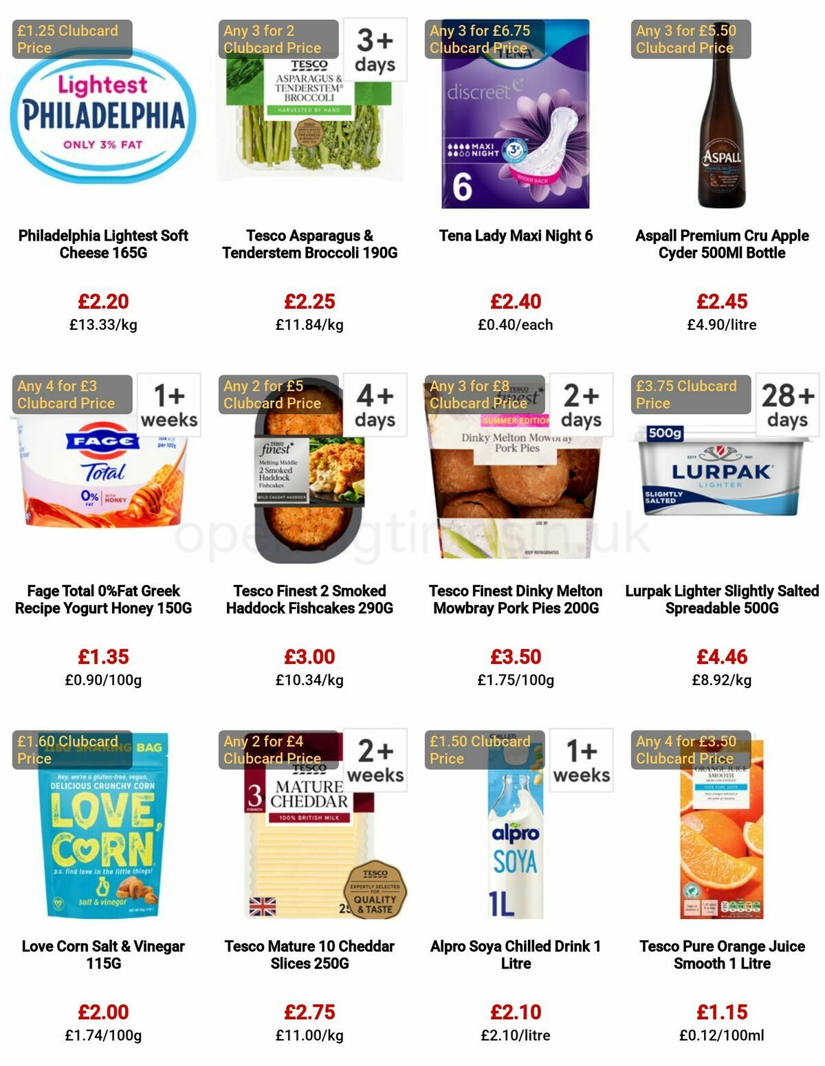 TESCO Offers from 4 May