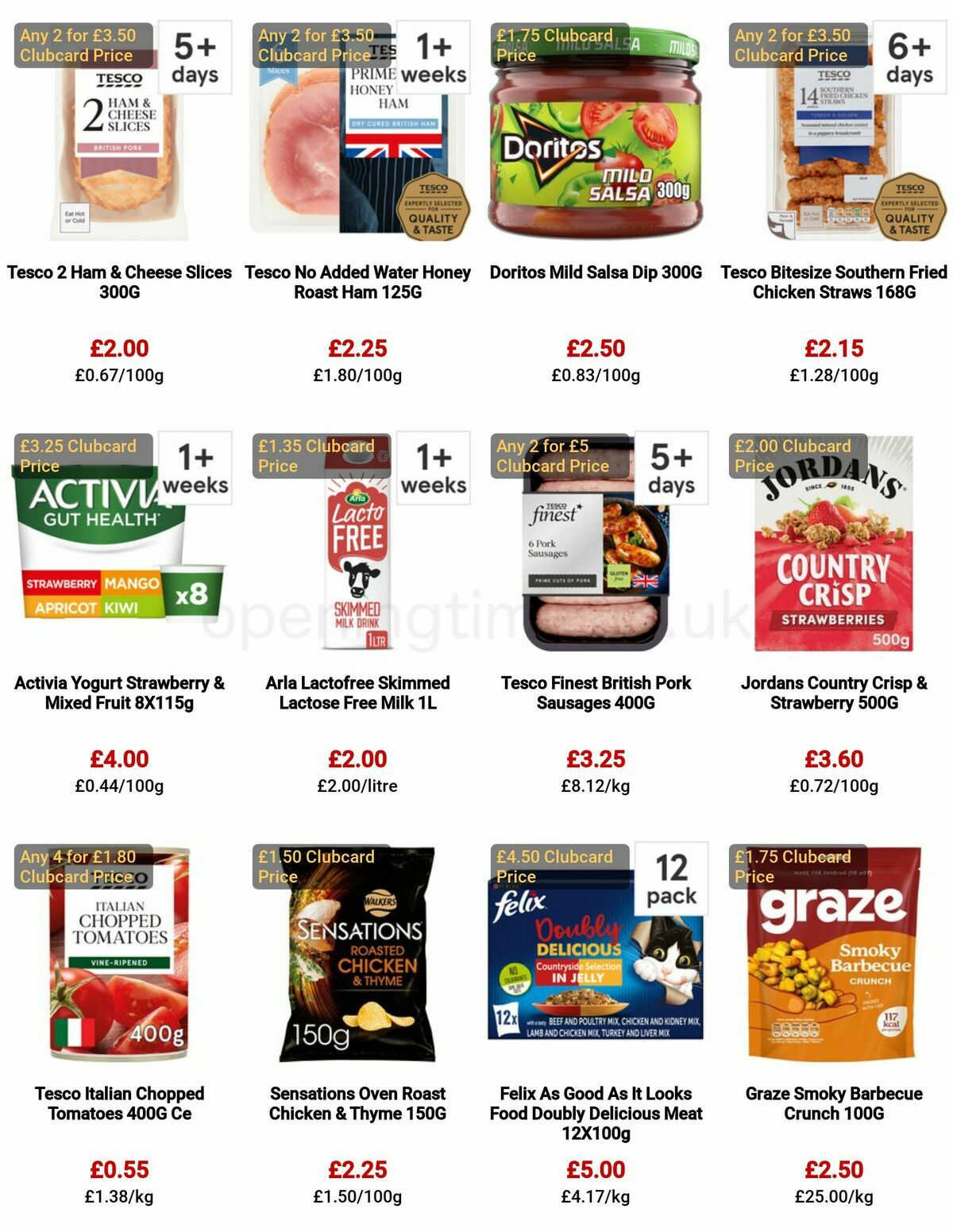 TESCO Offers from 4 May