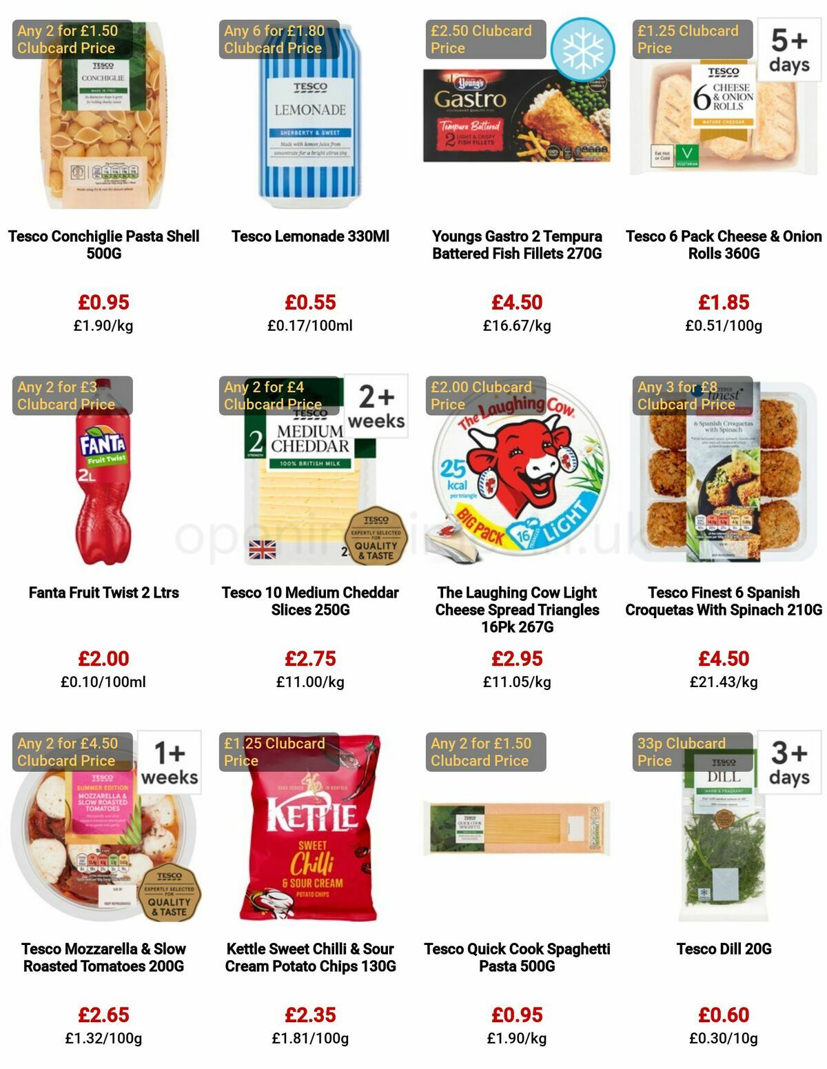 TESCO Offers from 4 May