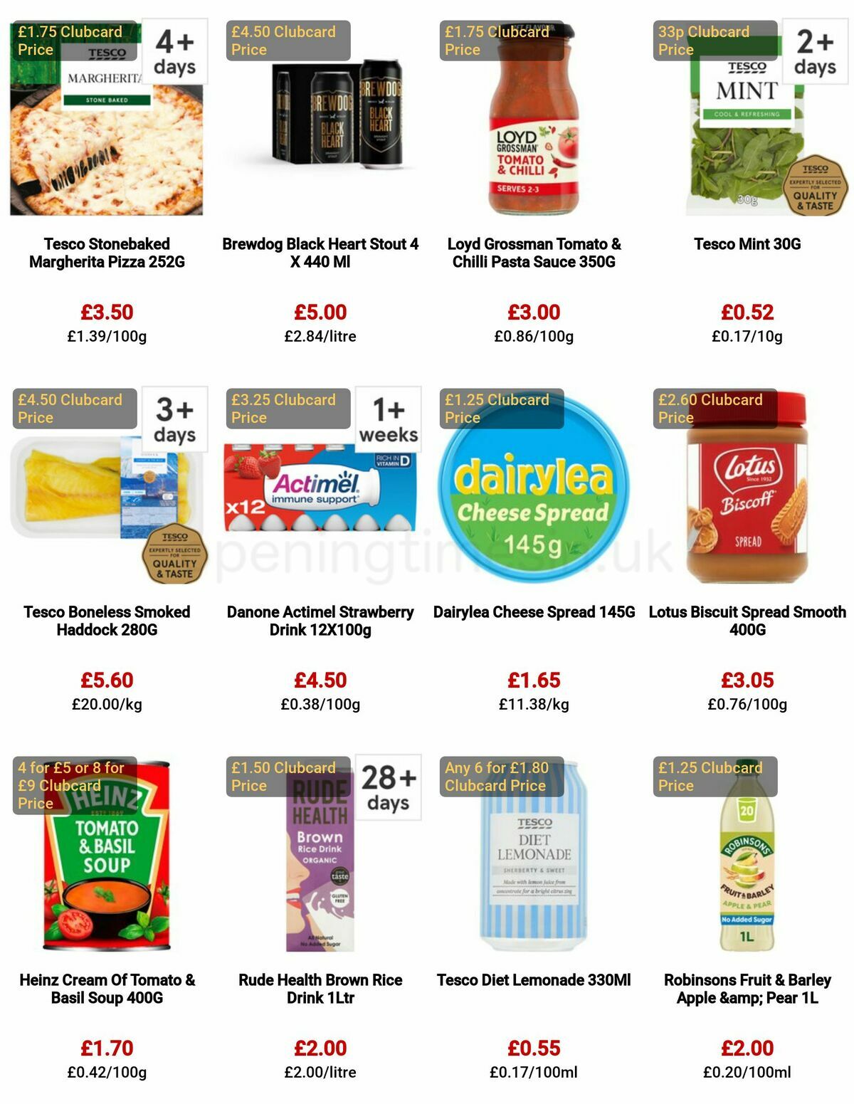 TESCO Offers from 4 May