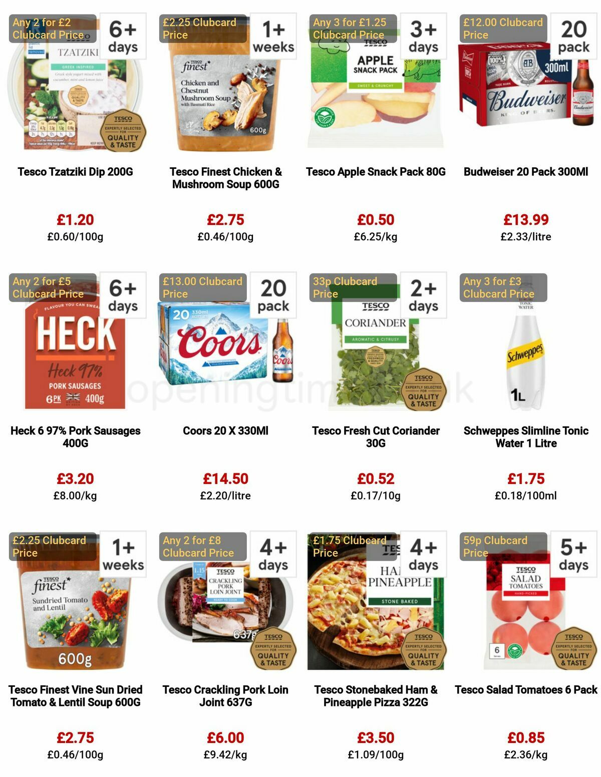 TESCO Offers from 4 May