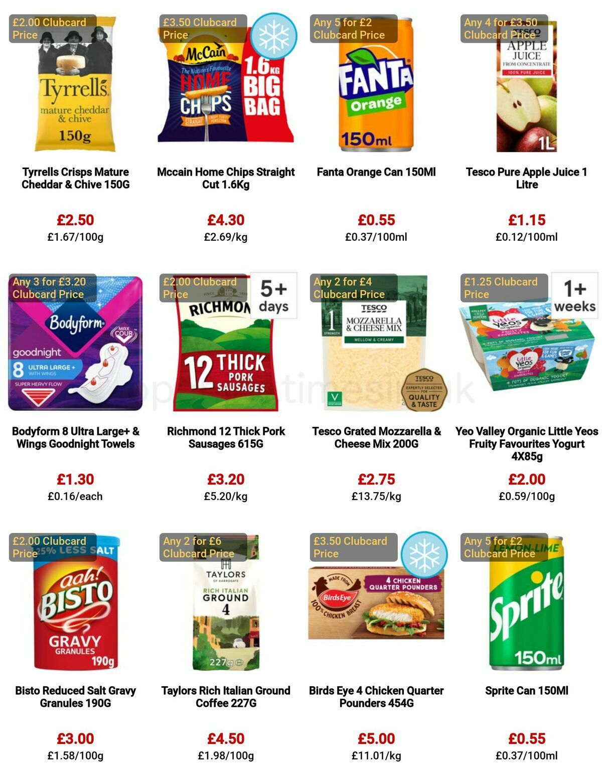 TESCO Offers from 4 May