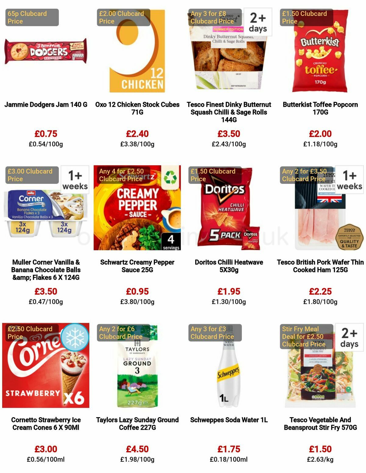 TESCO Offers from 4 May