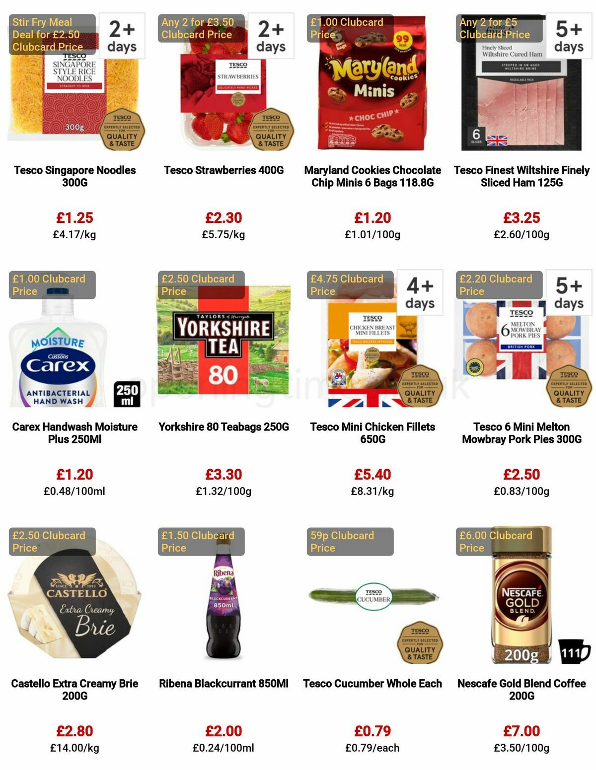 TESCO Offers from 4 May