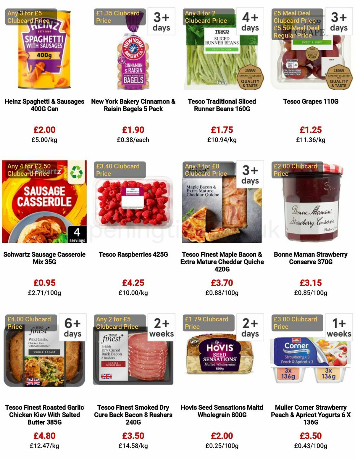 TESCO Offers from 4 May