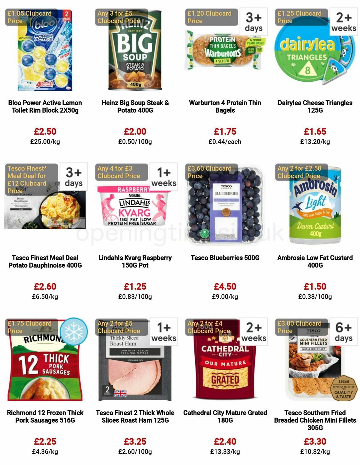 TESCO Offers from 4 May