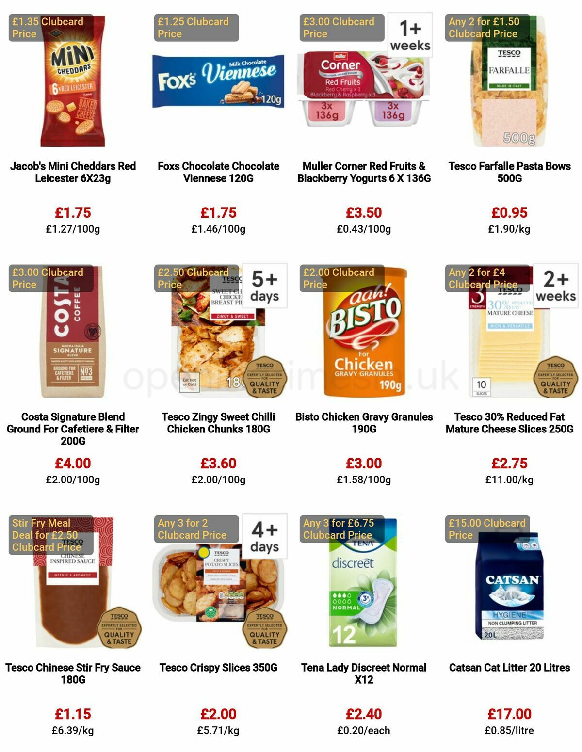 TESCO Offers from 4 May