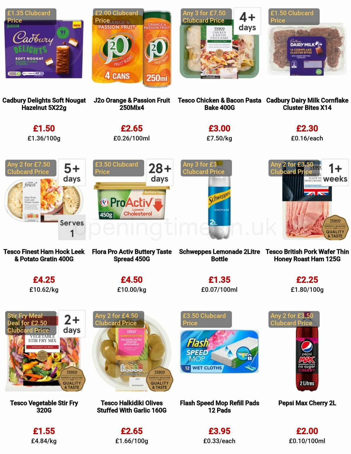 TESCO Offers from 4 May