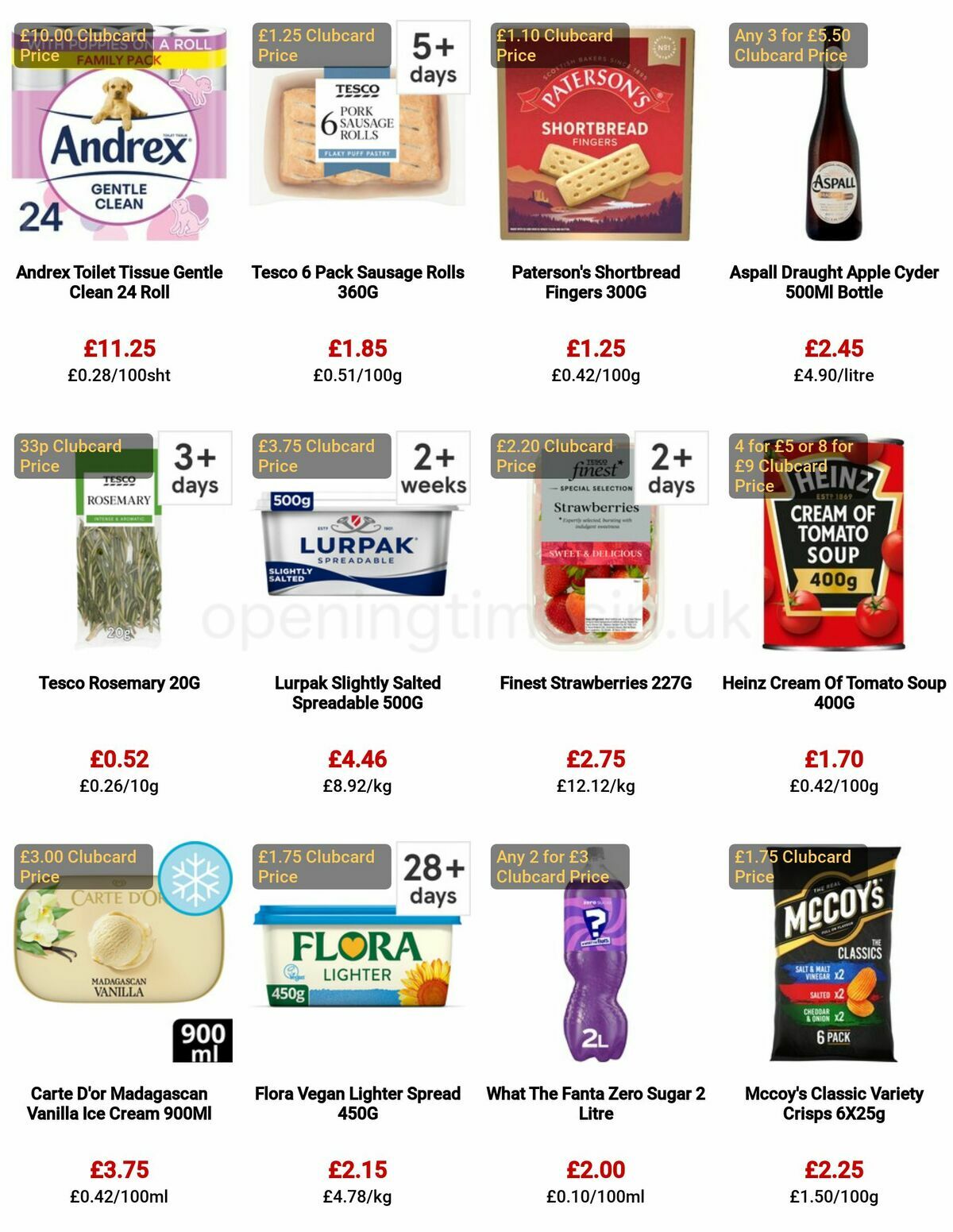 TESCO Offers from 4 May