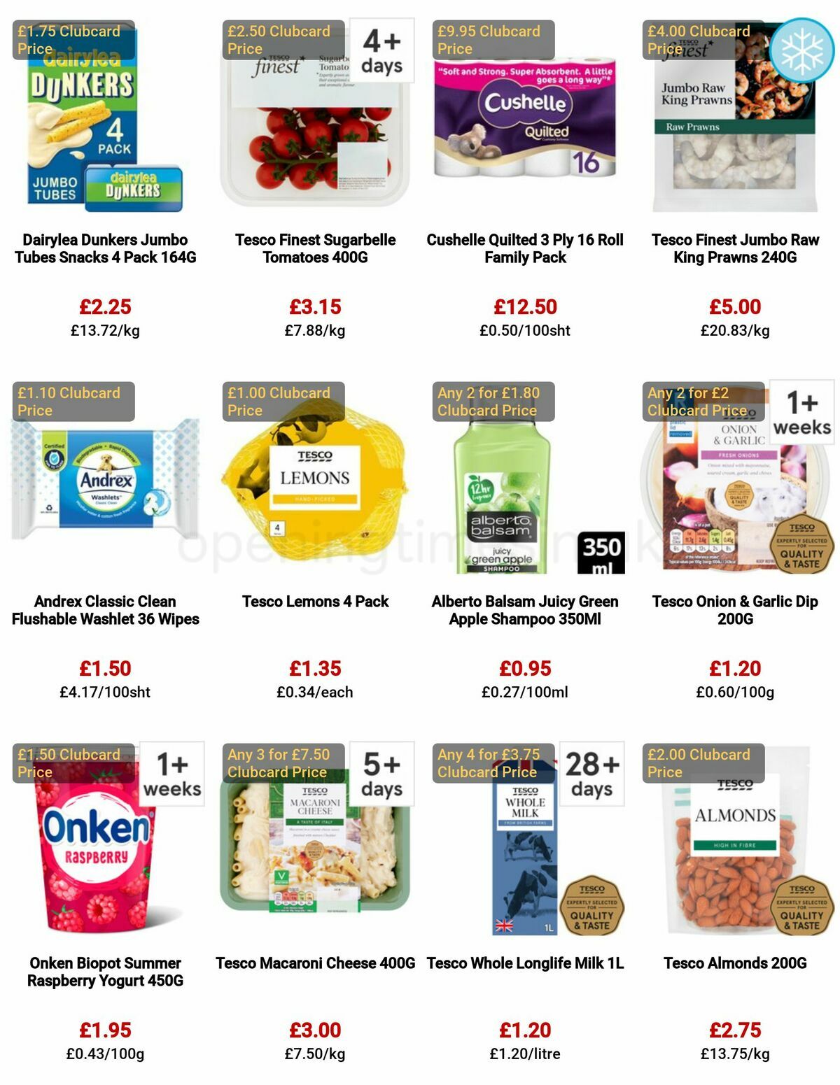 TESCO Offers from 4 May