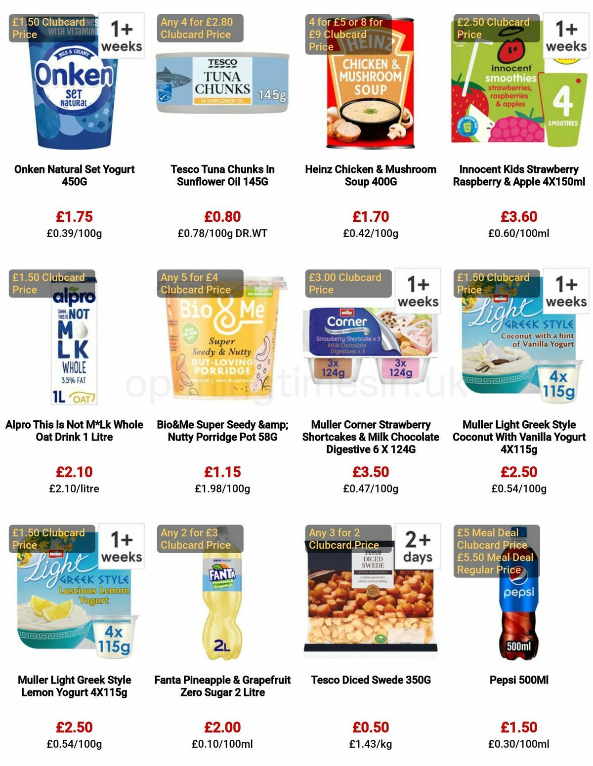 TESCO Offers from 4 May