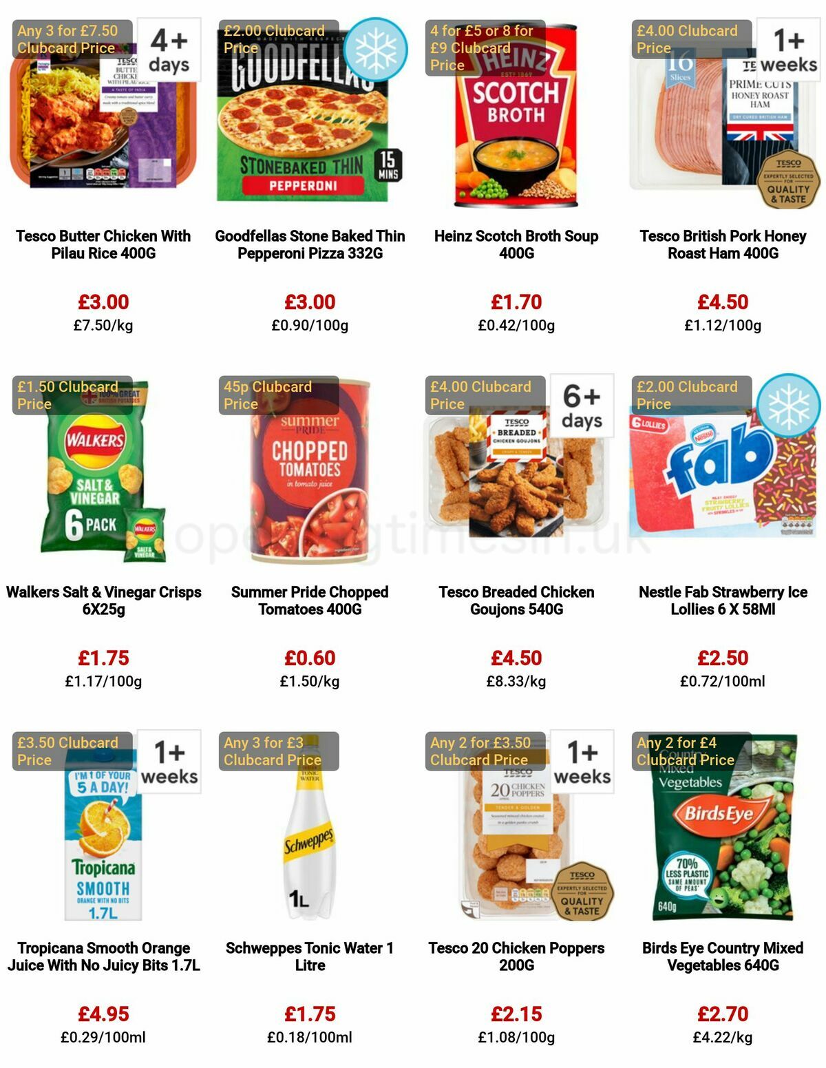 TESCO Offers from 4 May