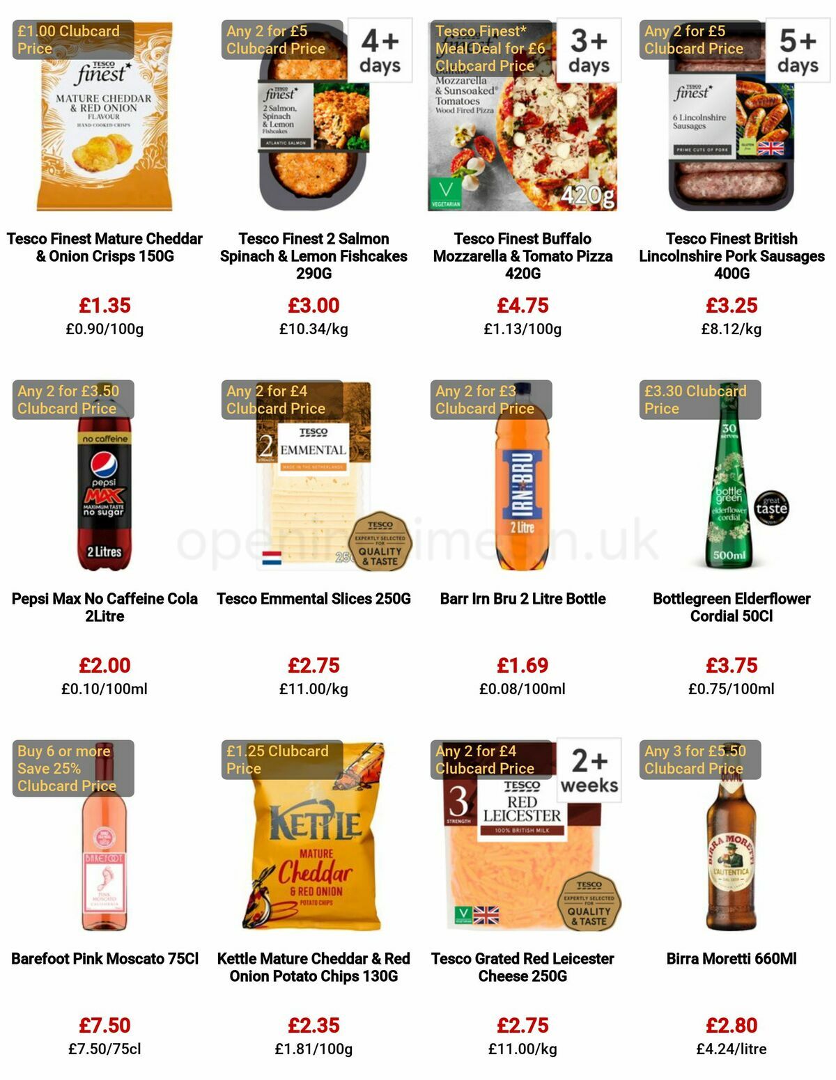 TESCO Offers from 4 May