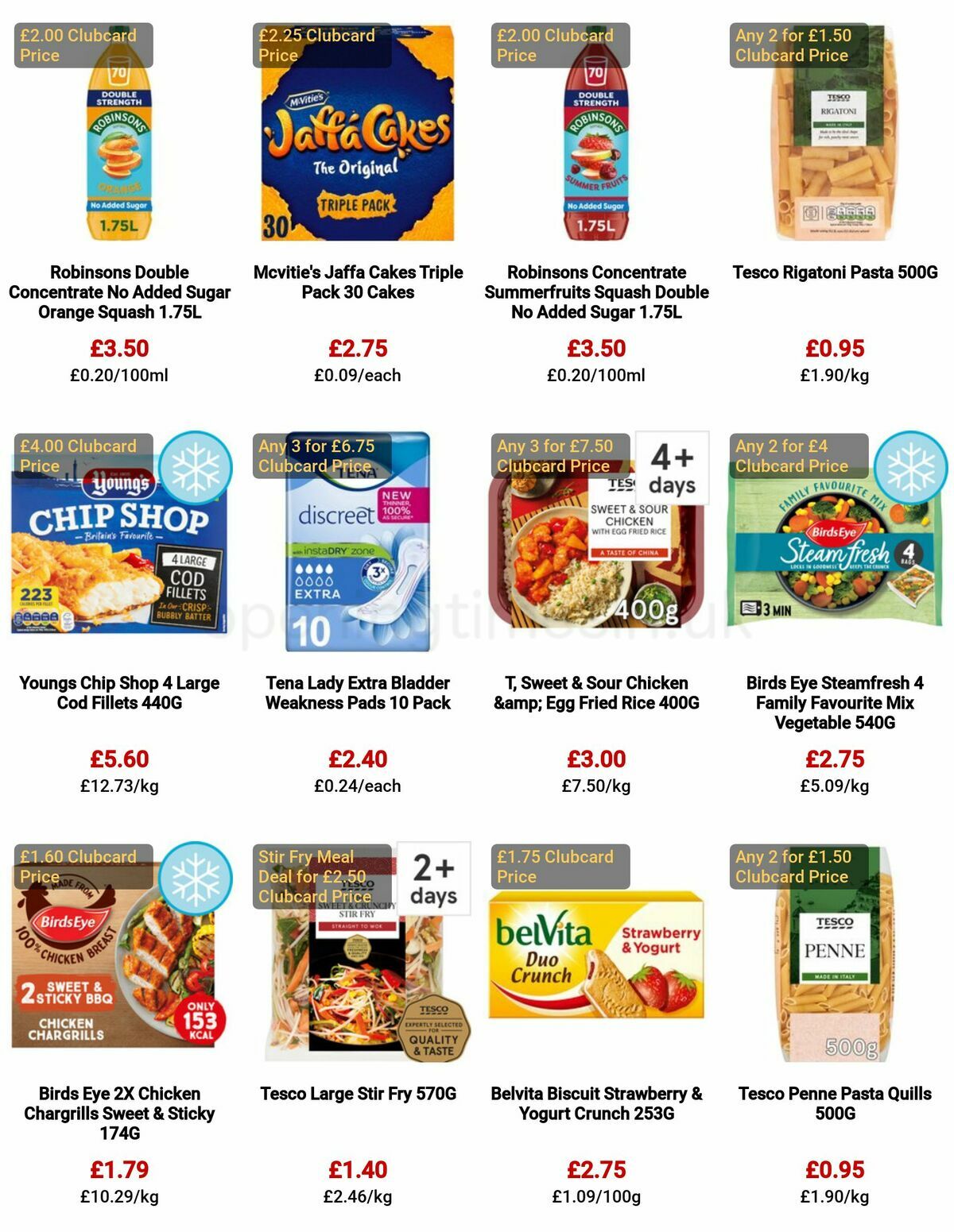 TESCO Offers from 4 May