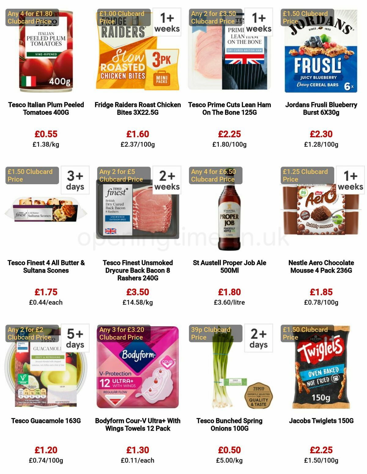 TESCO Offers from 4 May