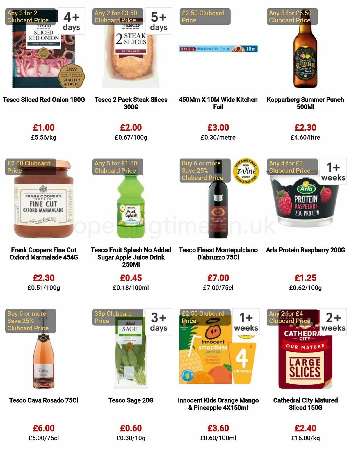 TESCO Offers from 4 May