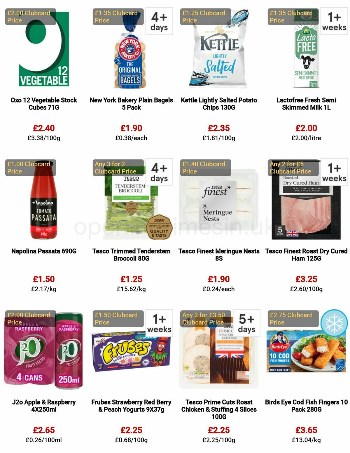 TESCO Offers from 4 May