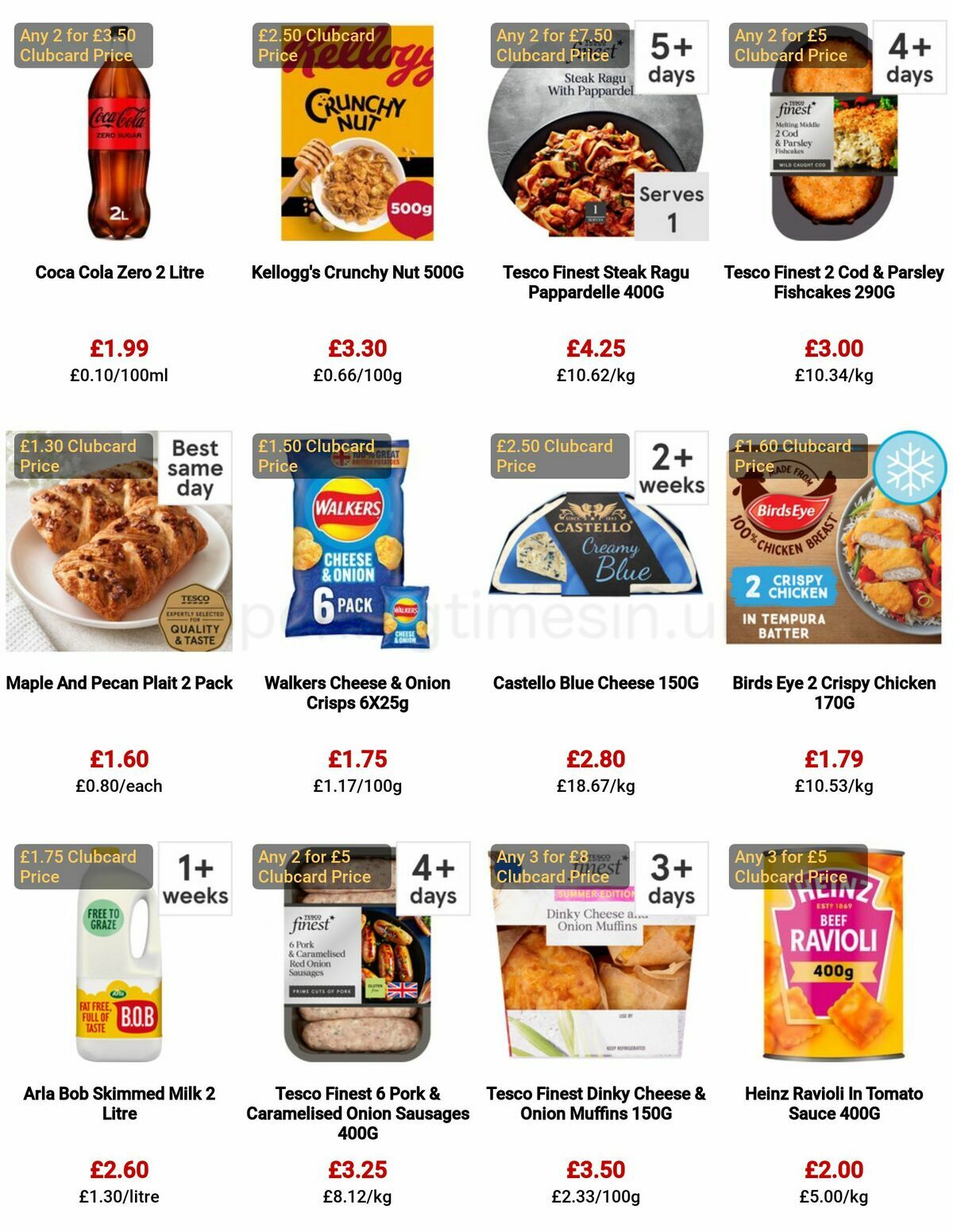 TESCO Offers from 4 May