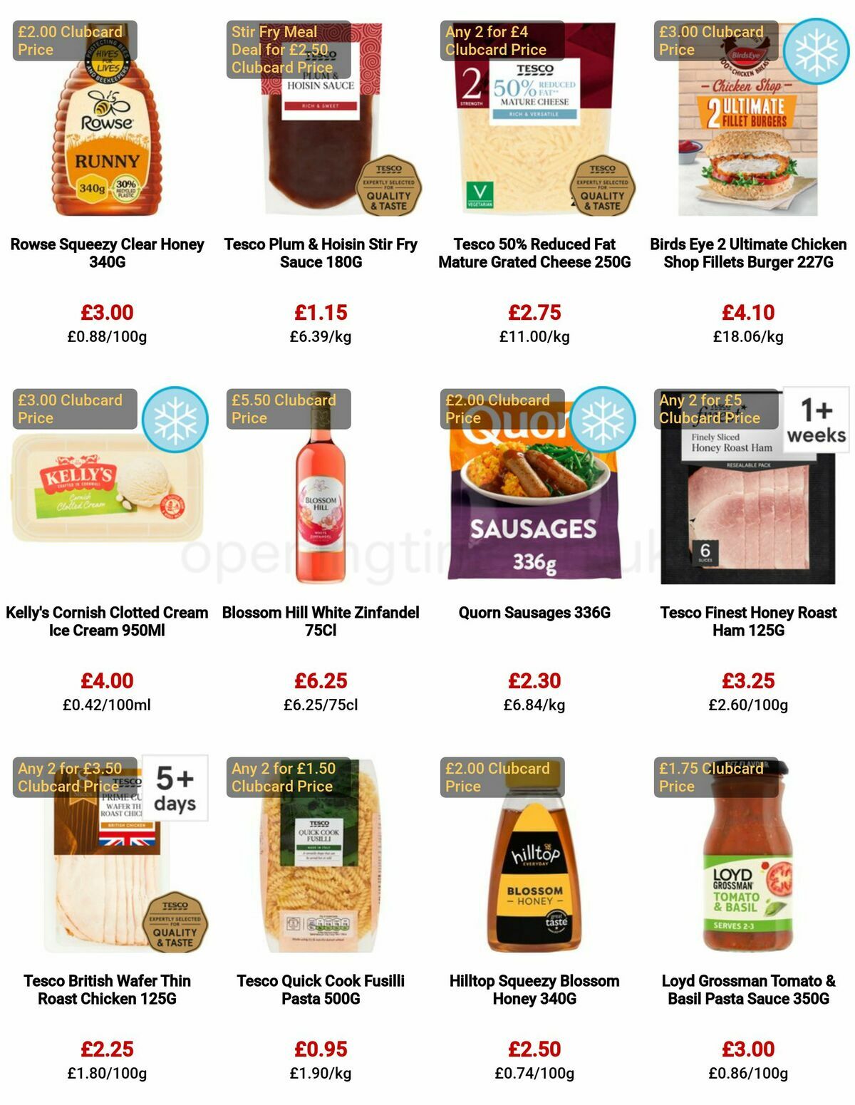 TESCO Offers from 4 May