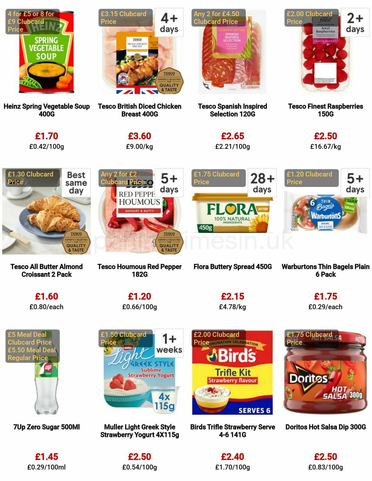 TESCO Offers from 4 May