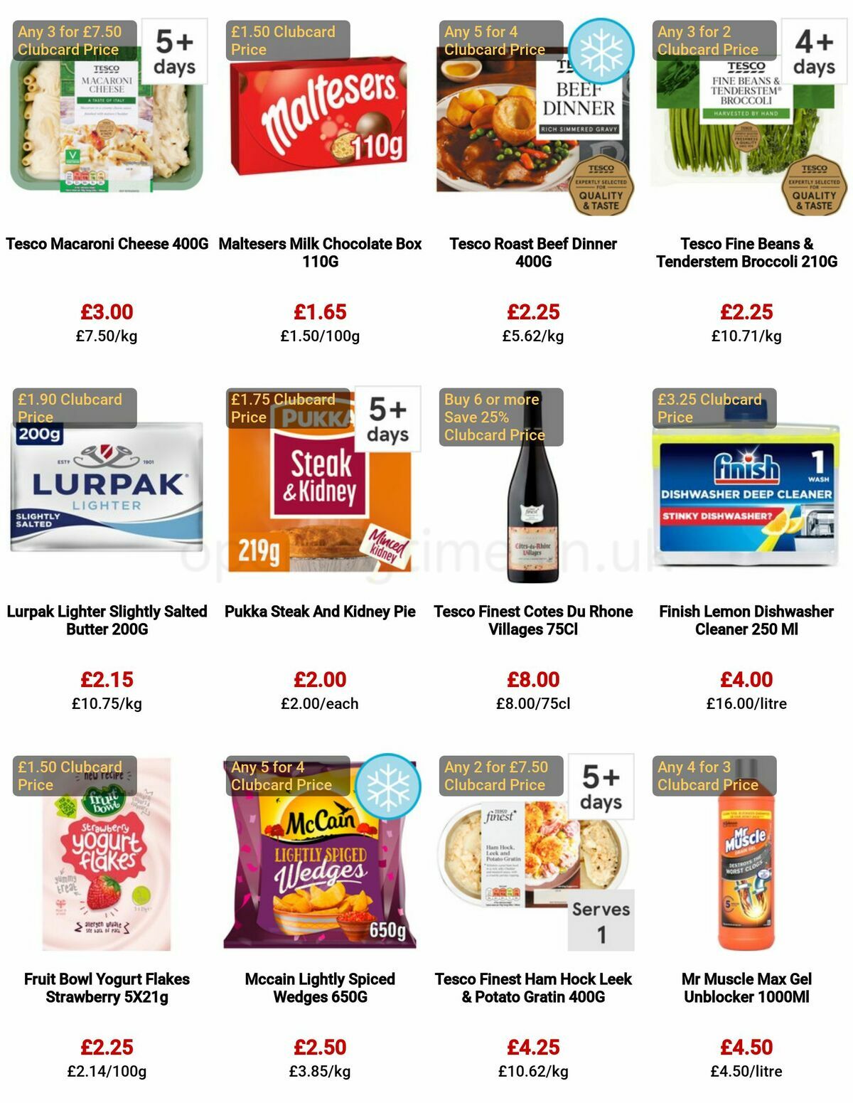 TESCO Offers from 25 May