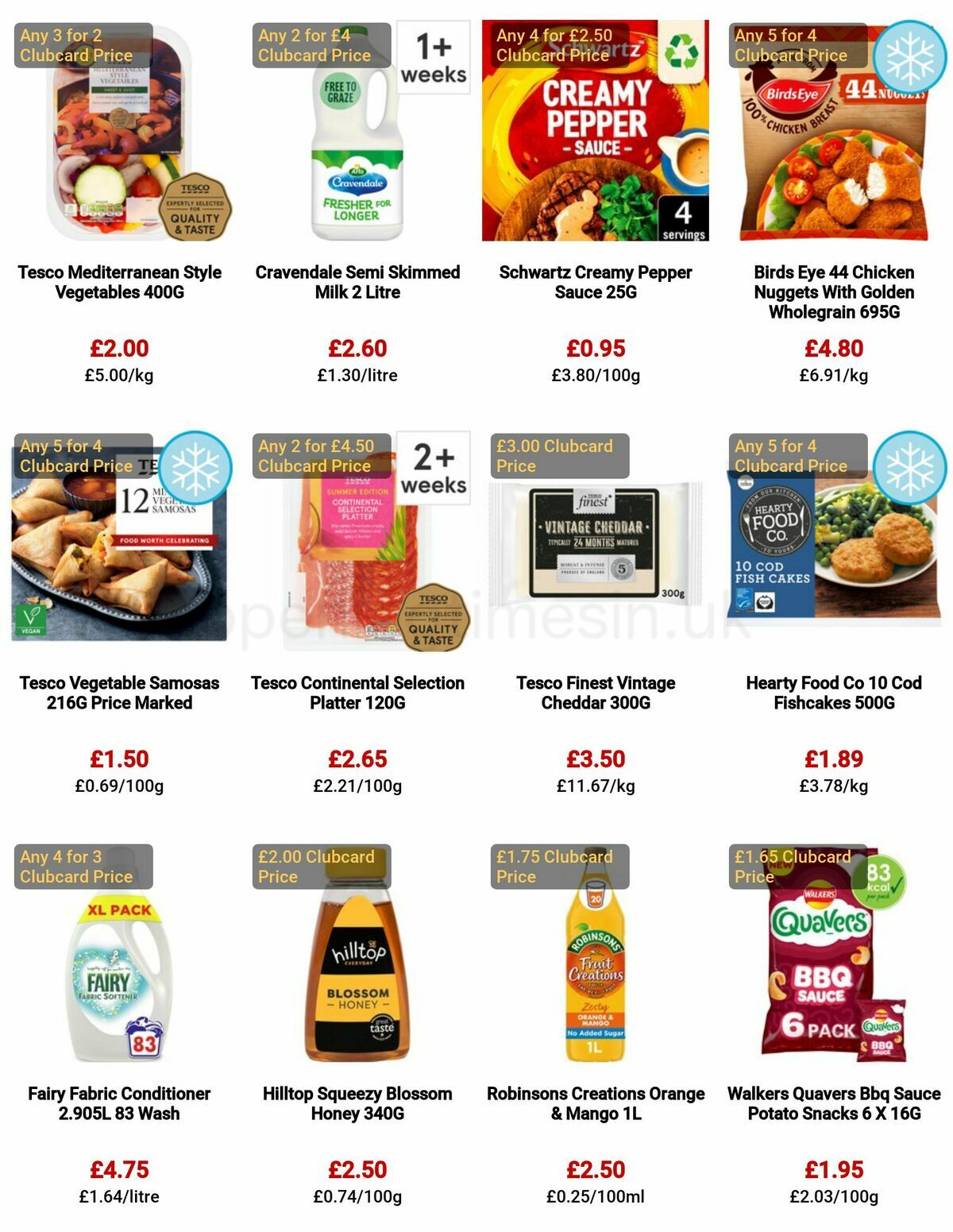 TESCO Offers from 25 May