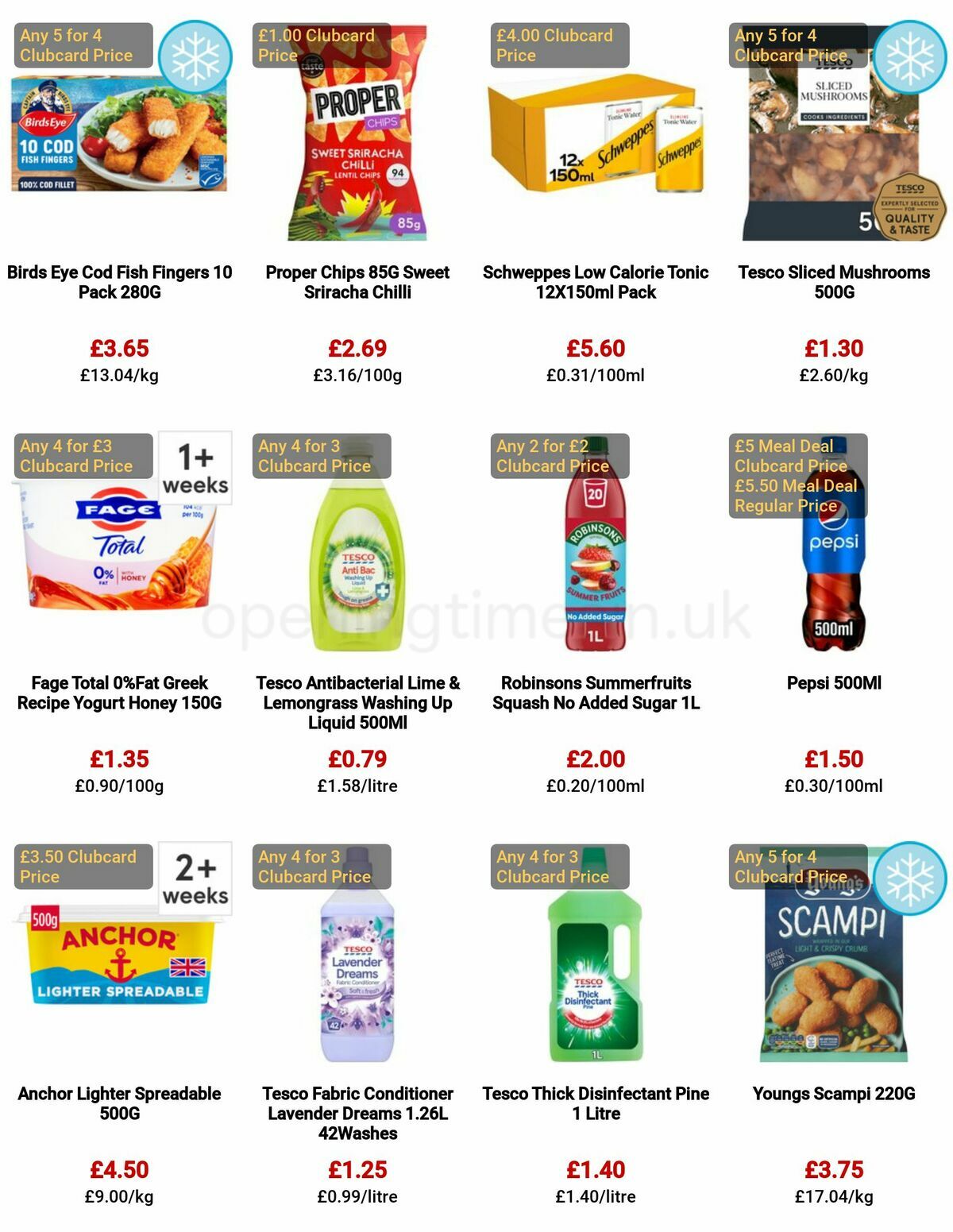 TESCO Offers from 25 May