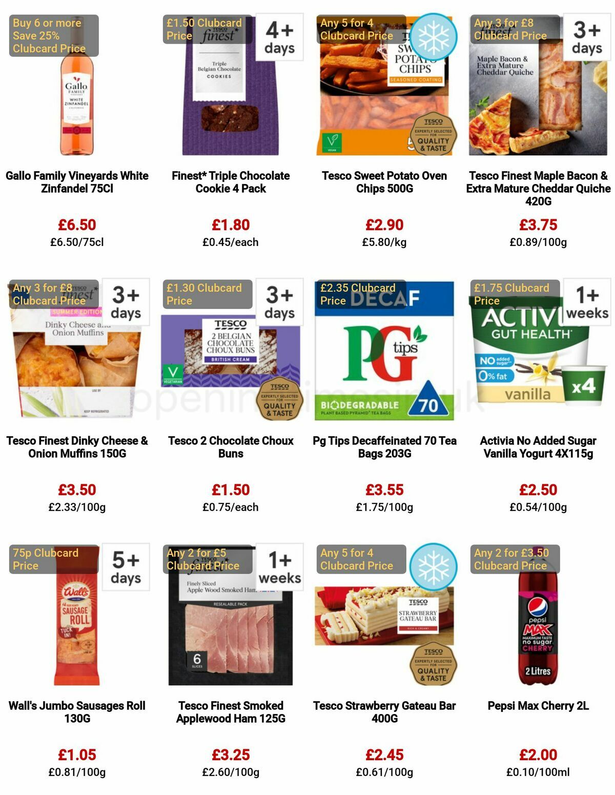 TESCO Offers from 25 May