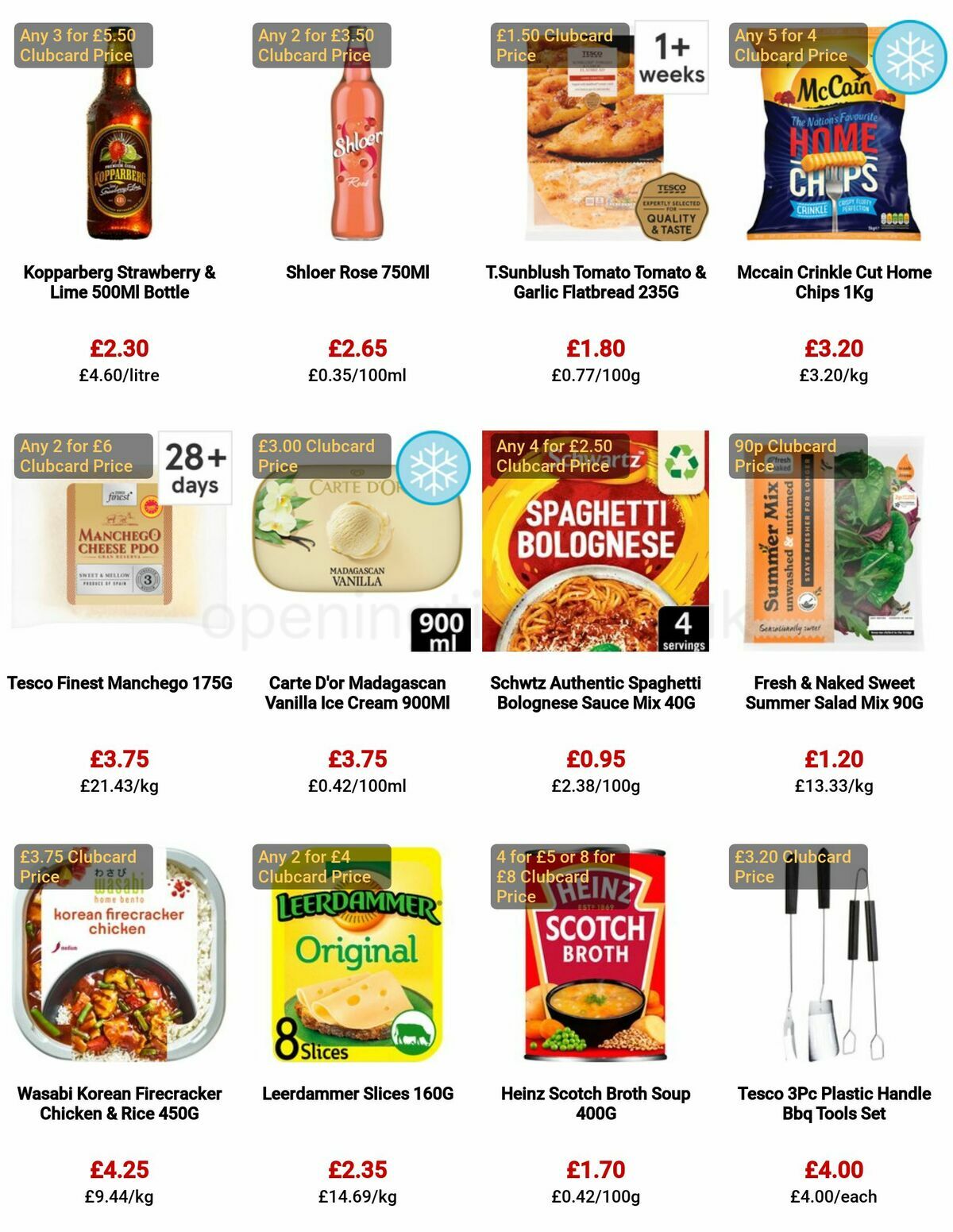 TESCO Offers from 25 May