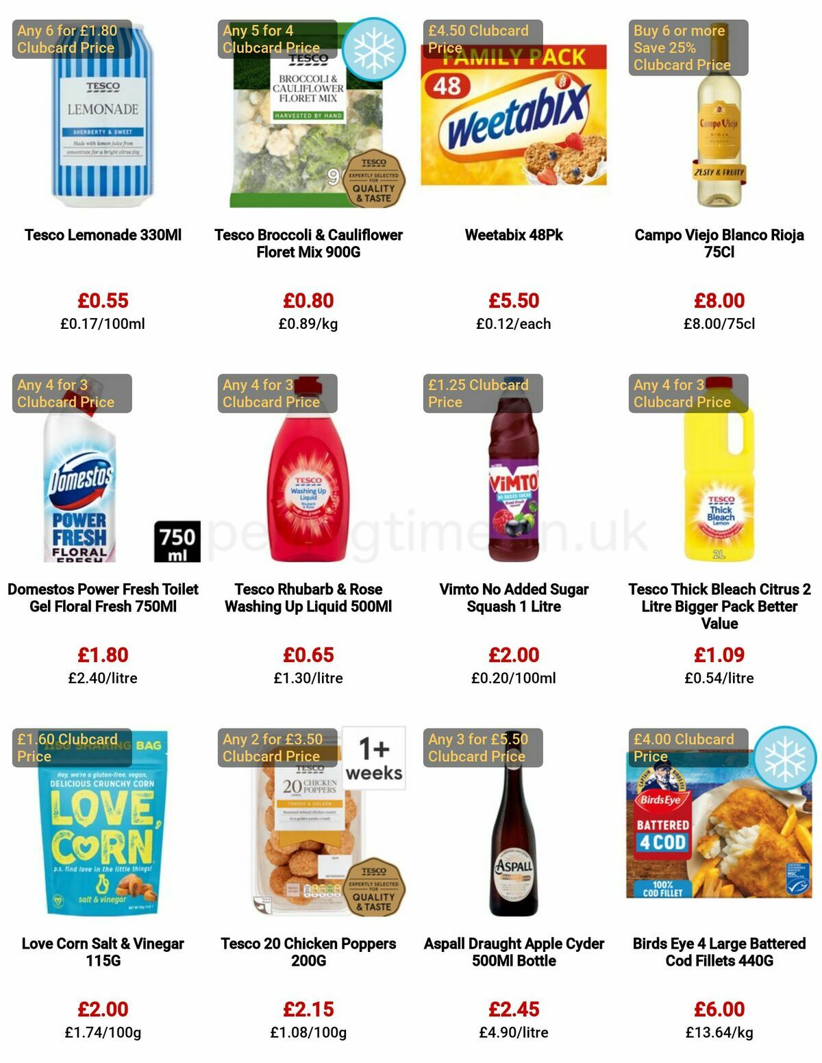 TESCO Offers from 25 May