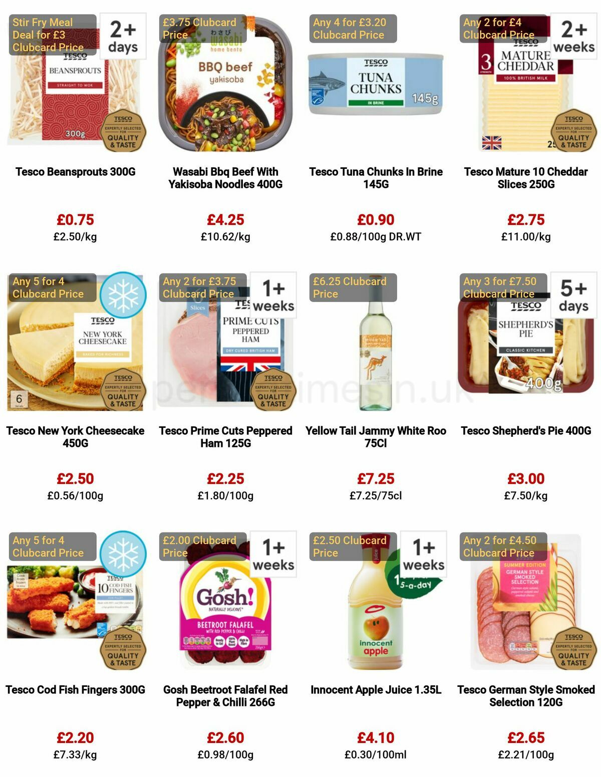 TESCO Offers from 25 May