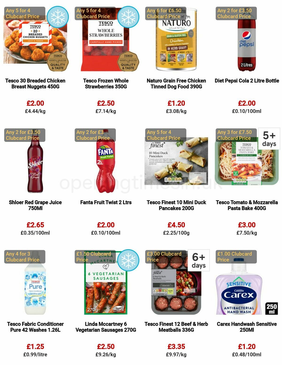 TESCO Offers from 25 May