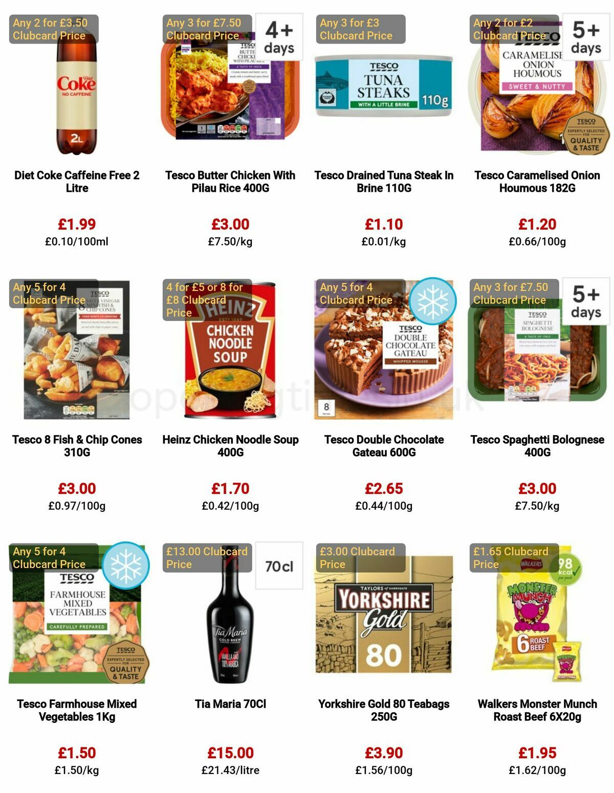 TESCO Offers from 25 May