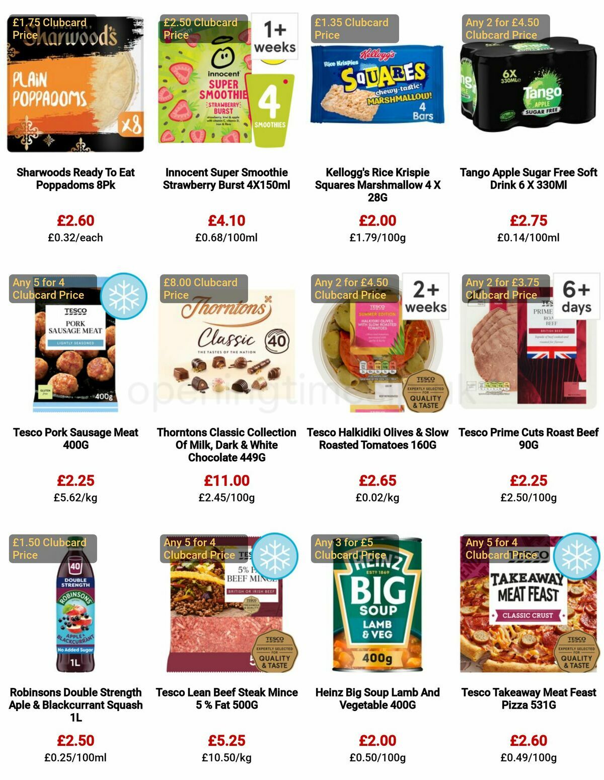 TESCO Offers from 25 May