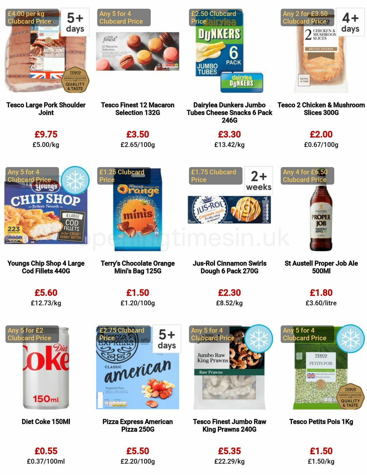 TESCO Offers from 25 May